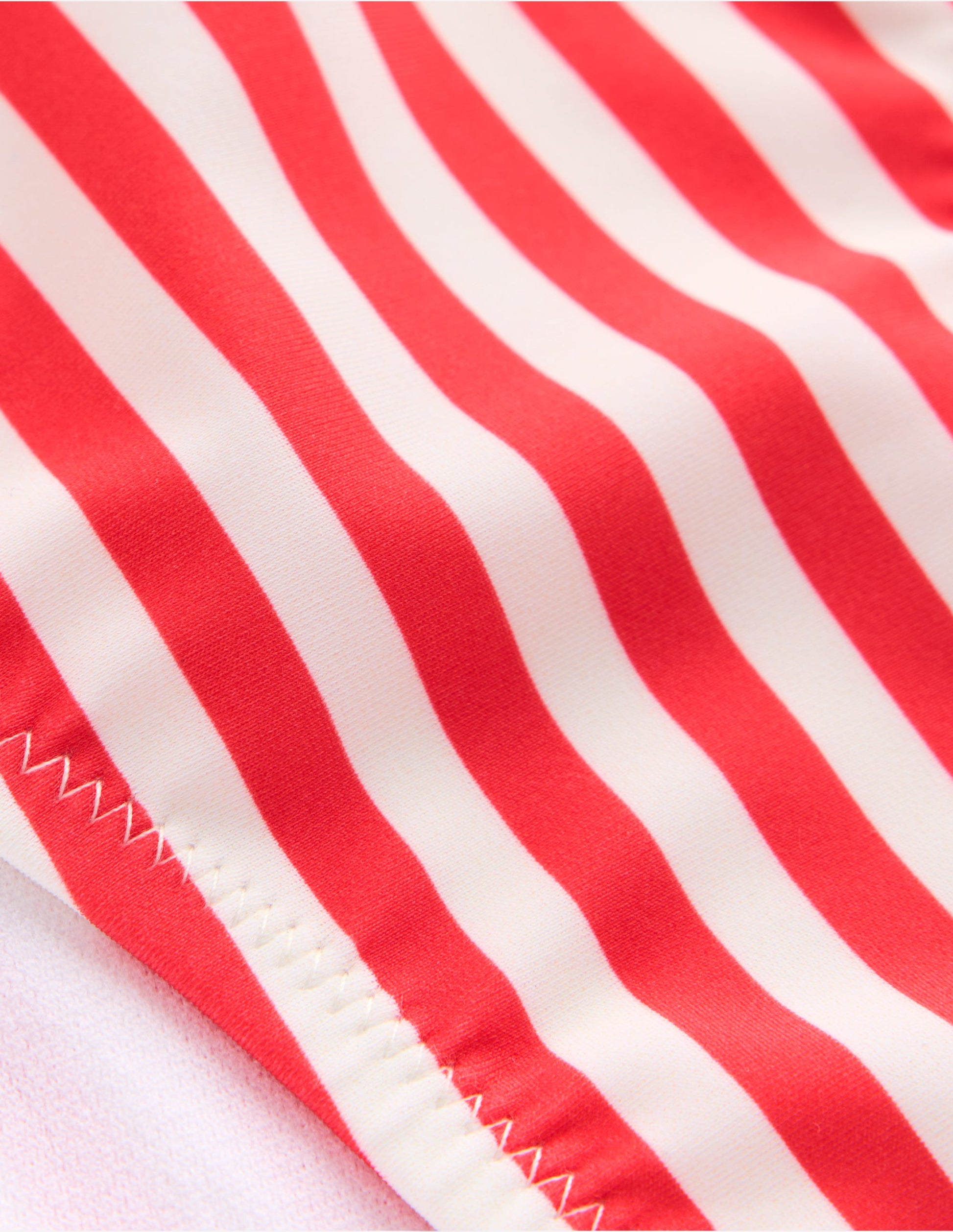 Classic Bikini Bottoms-Coral Punch/Ivory Stripe-6