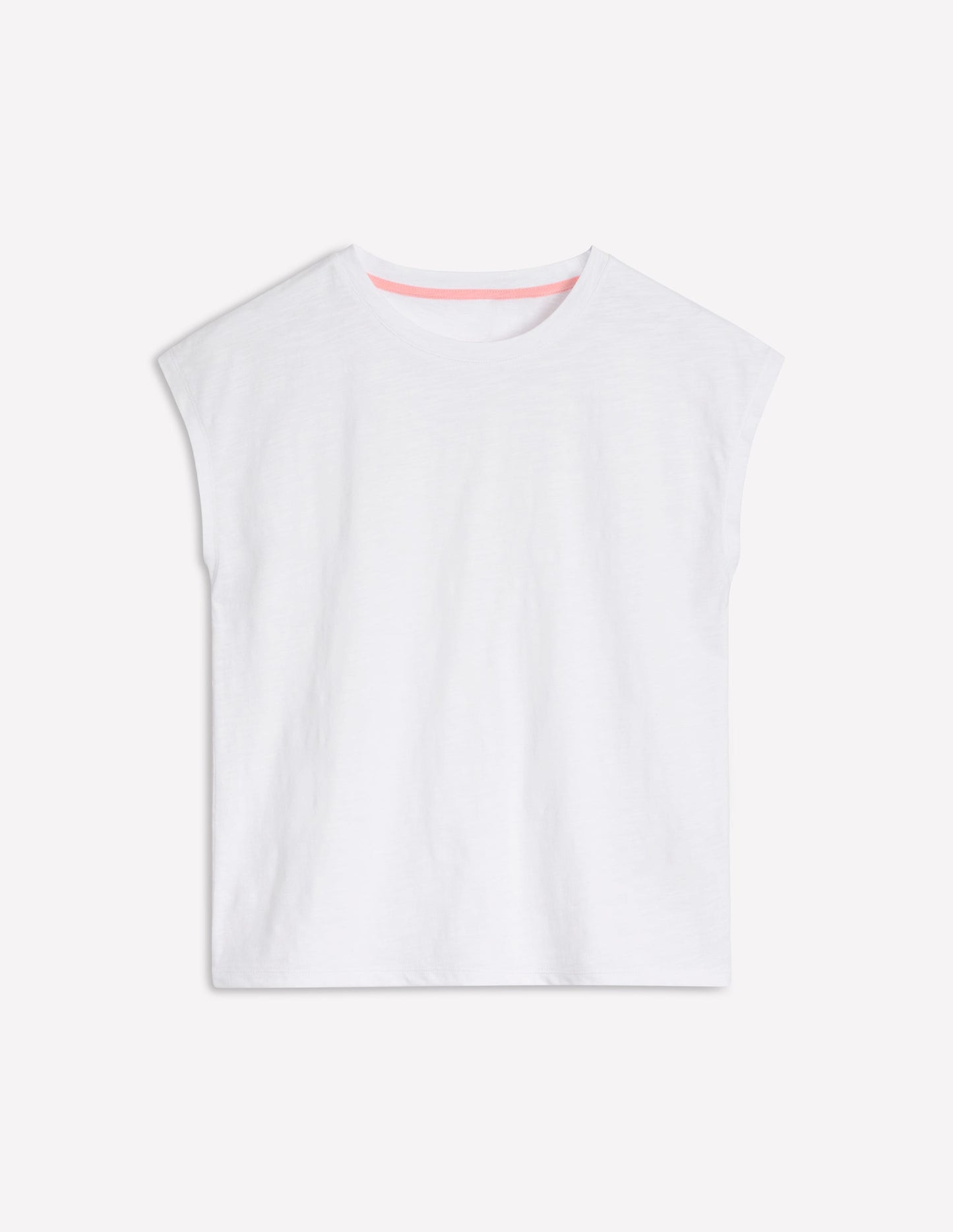 Louisa Slub T-Shirt-White