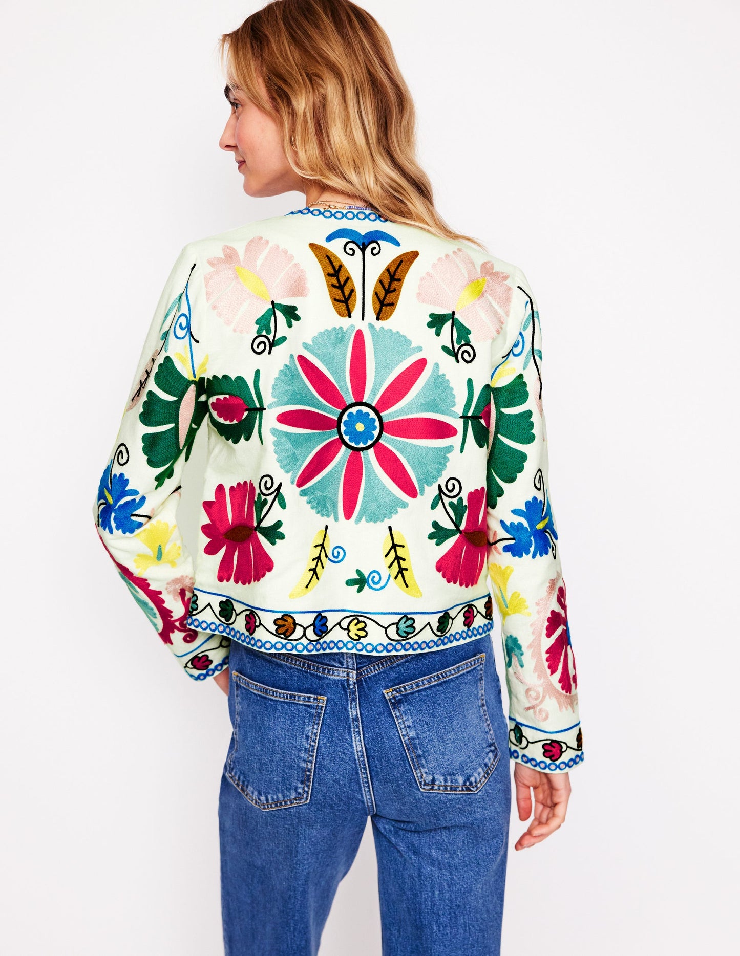 Embroidered Item Jacket-Multi Embroidery