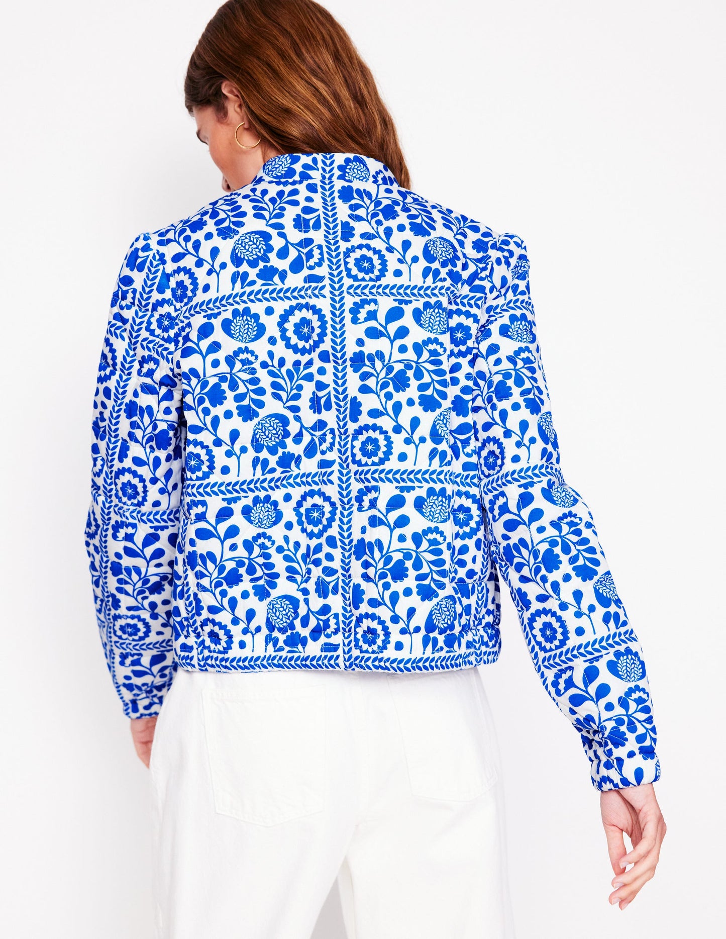 Highbury Quilted Jacket-Vine Tile