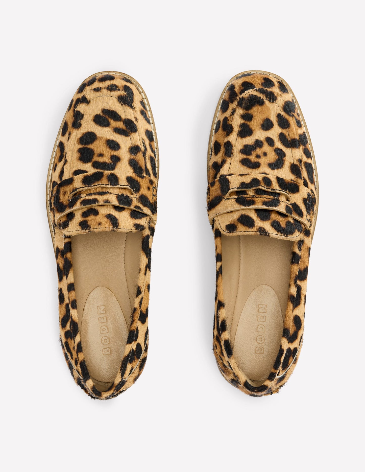 Nya Penny Loafers-Classic Leopard