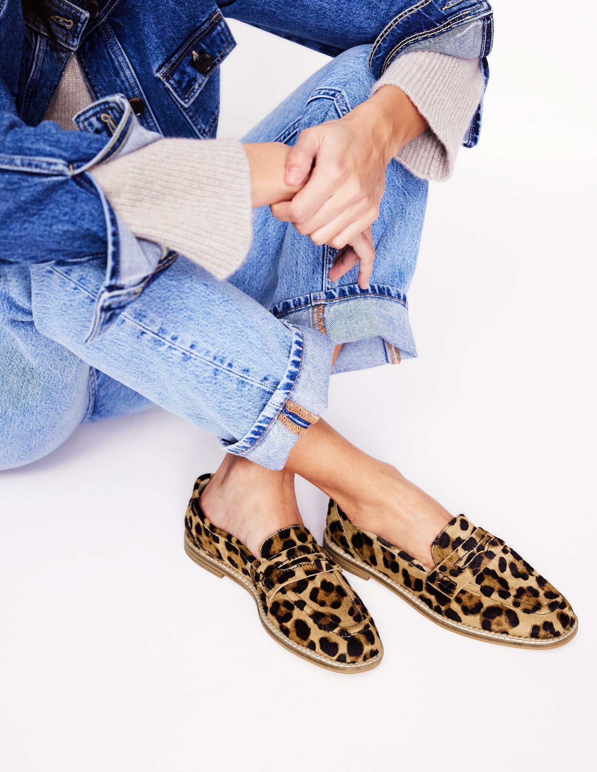 Nya Penny Loafers-Classic Leopard-2