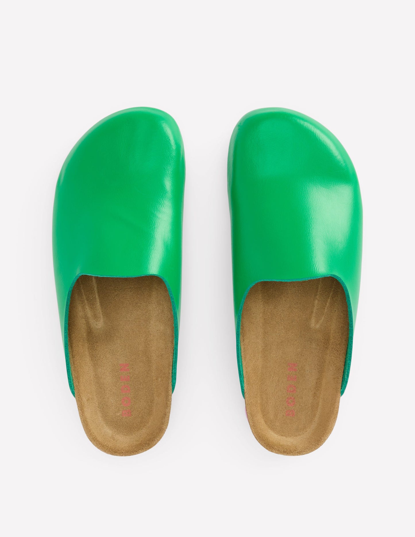 Lyla Colour Block Clogs-Rich Emerald