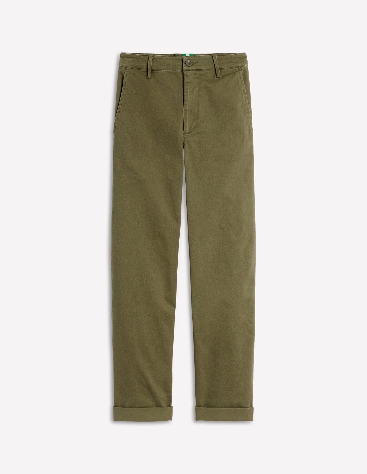 Barnsbury Chino Trousers-Woodland Green
