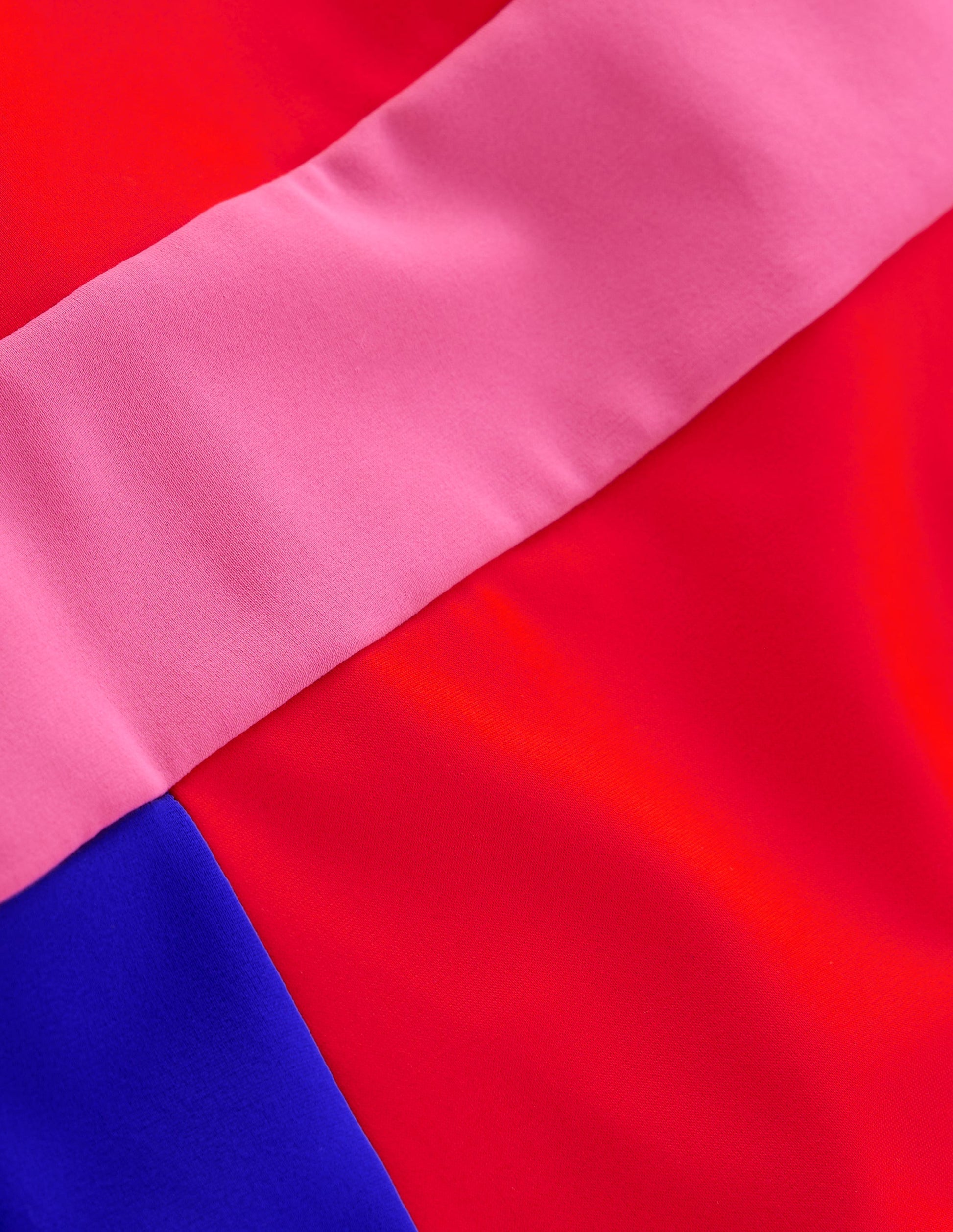 Santorini Halterneck Swimsuit-Fire Red Colourblock-6