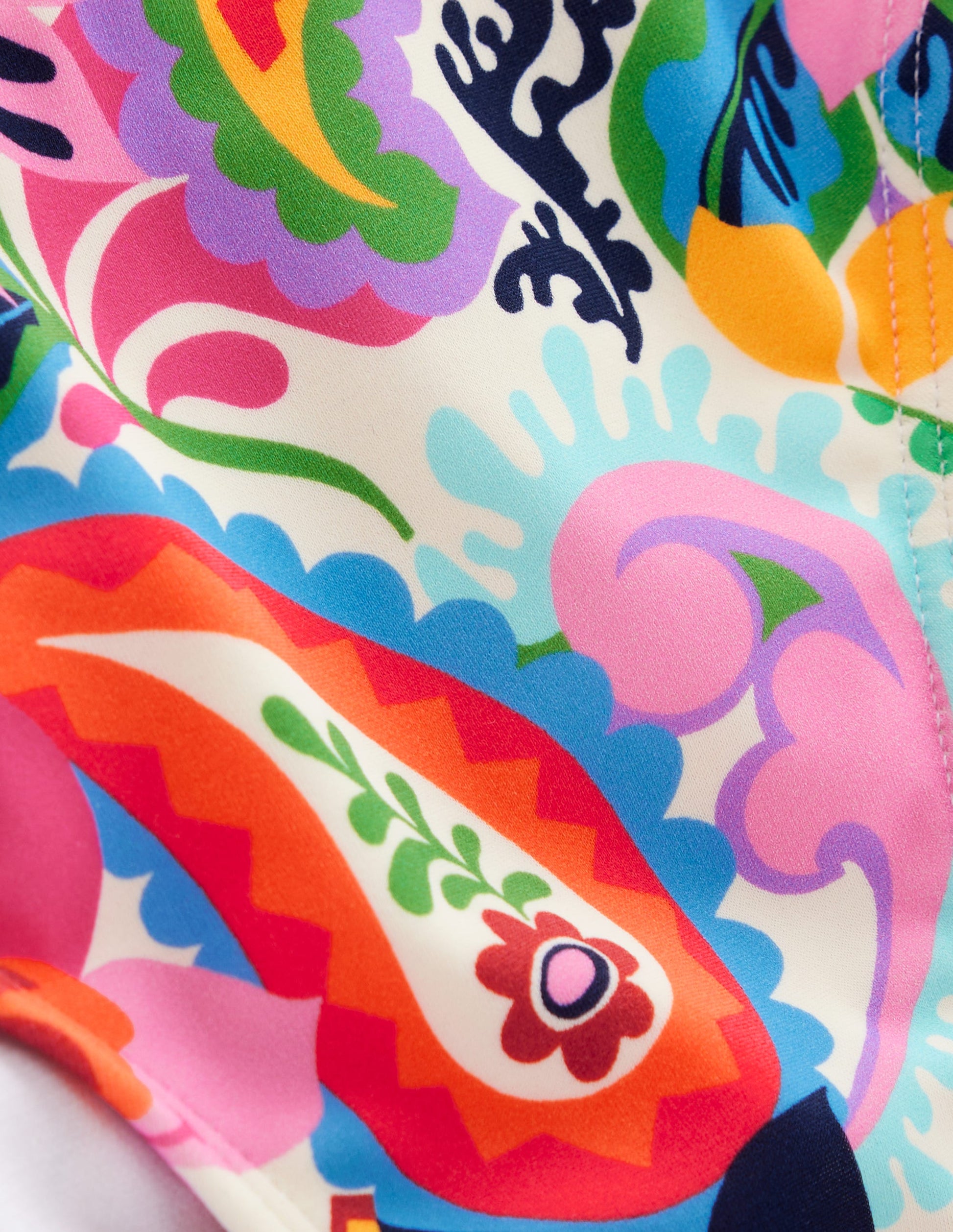 Symi String Bikini Bottoms-Ivory, Botanical Paisley-6