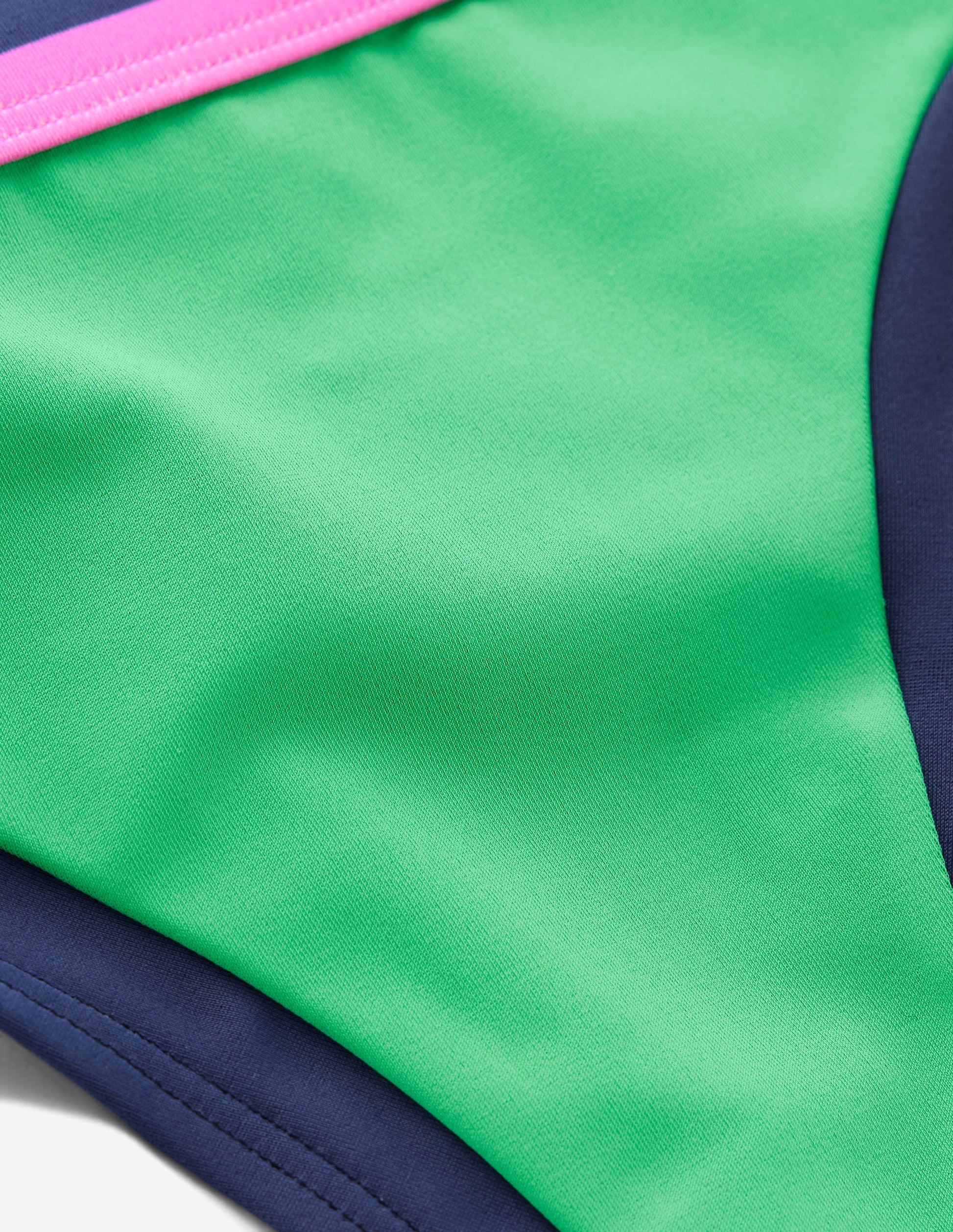 Santorini Bikini Bottoms-Green Colourblock-6