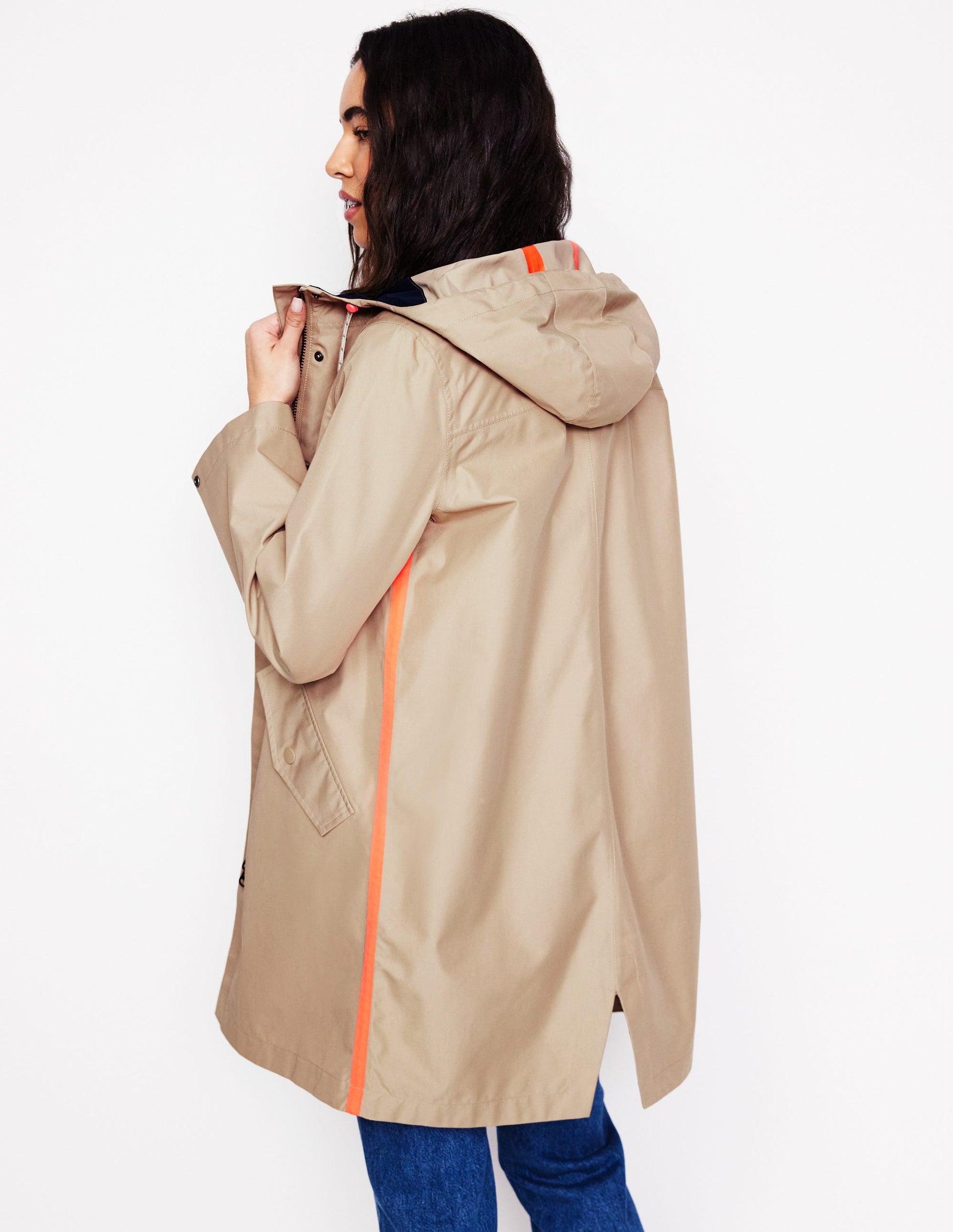 Wells Waterproof Hooded Coat-Neutral-3