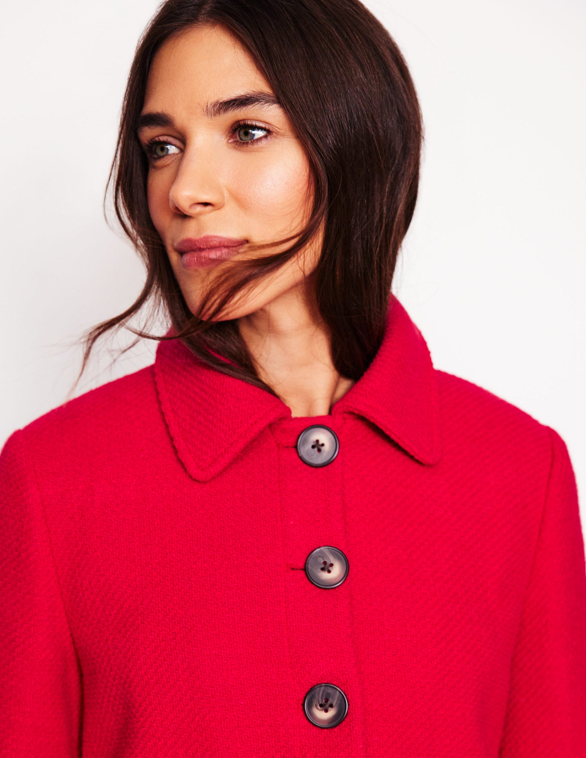 Knightsbridge Swing Jacket-Red-2