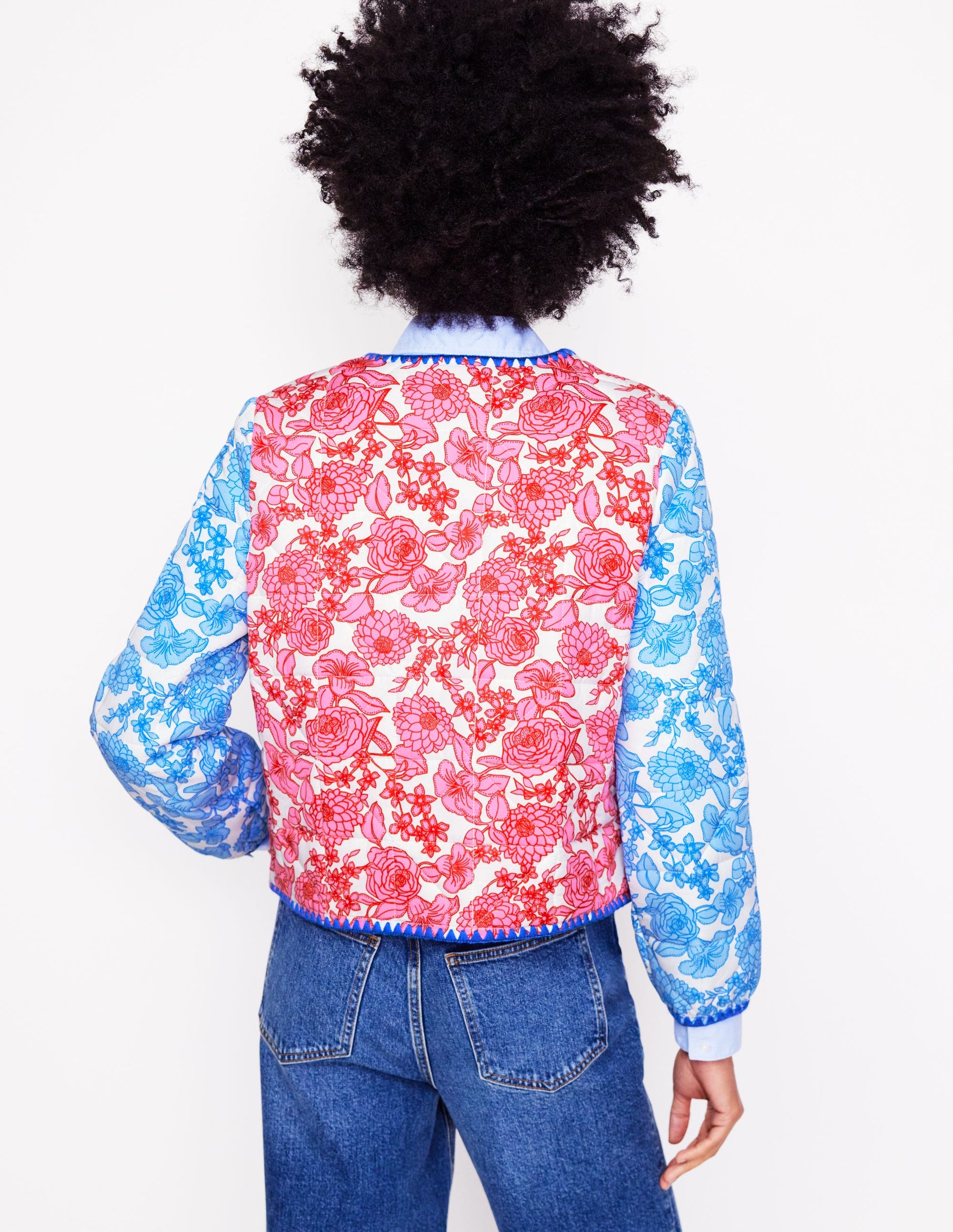 Chelsea Quilted Jacket-Blossom Cascade-3