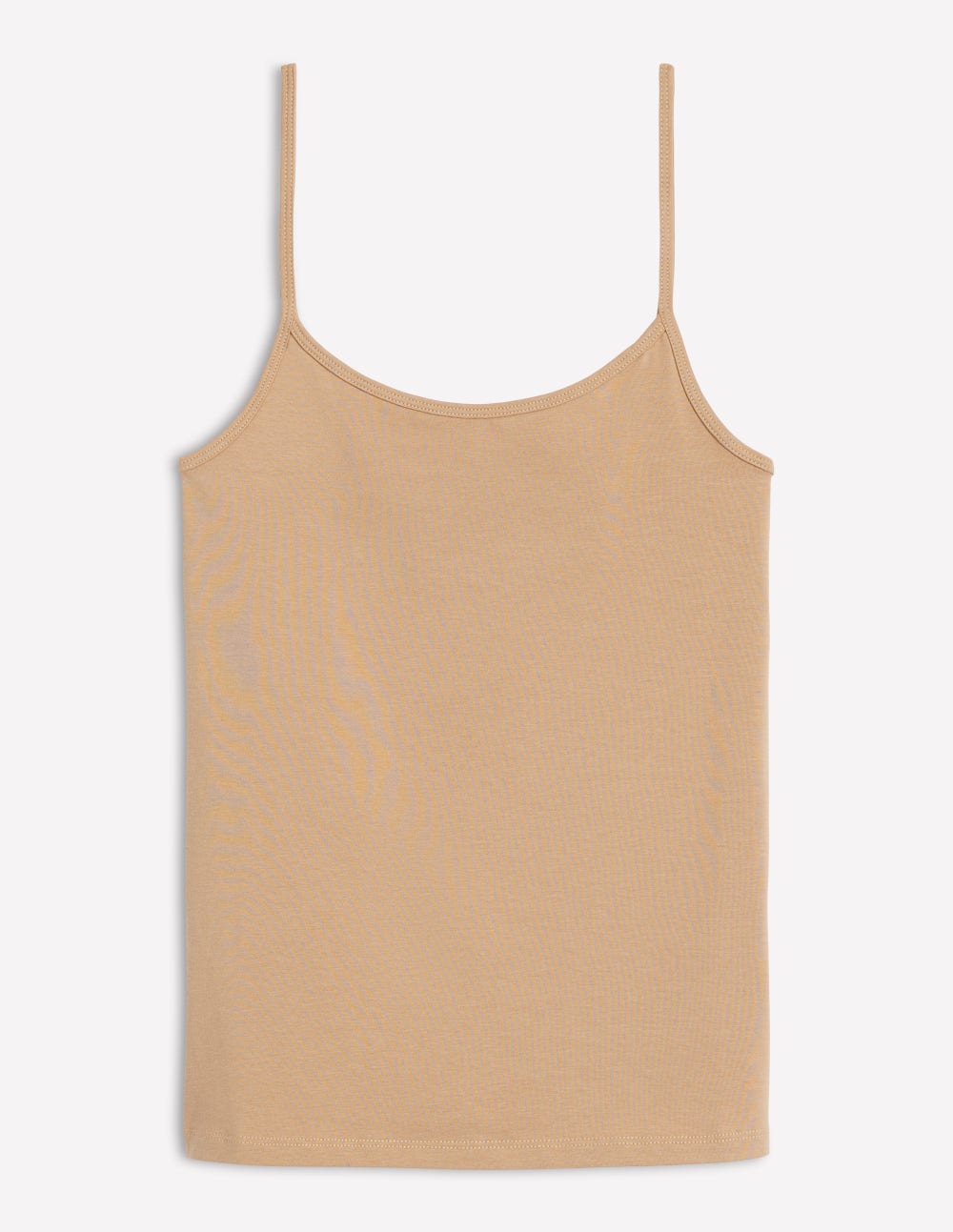 Plain Cami Top-Medium Beige
