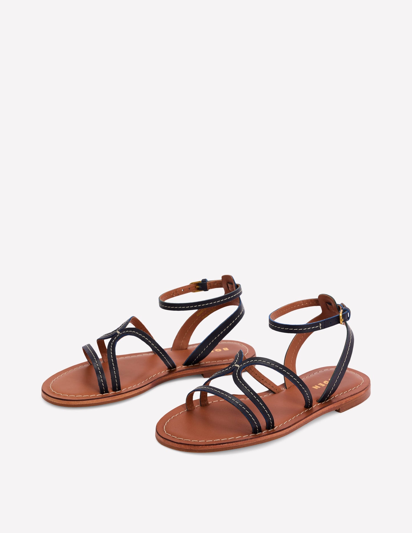 Casual Flat Sandal-Navy