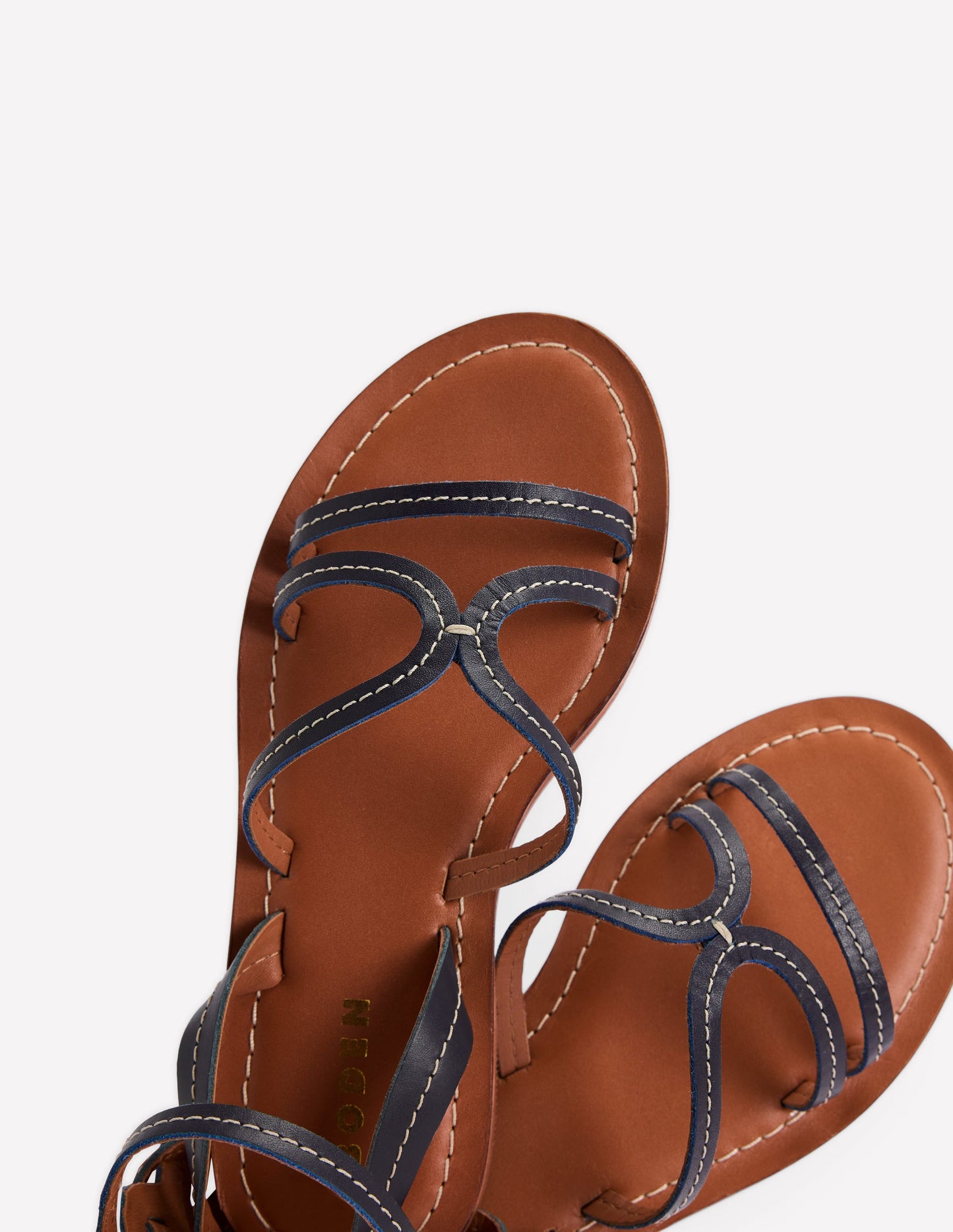 Casual Flat Sandal-Navy