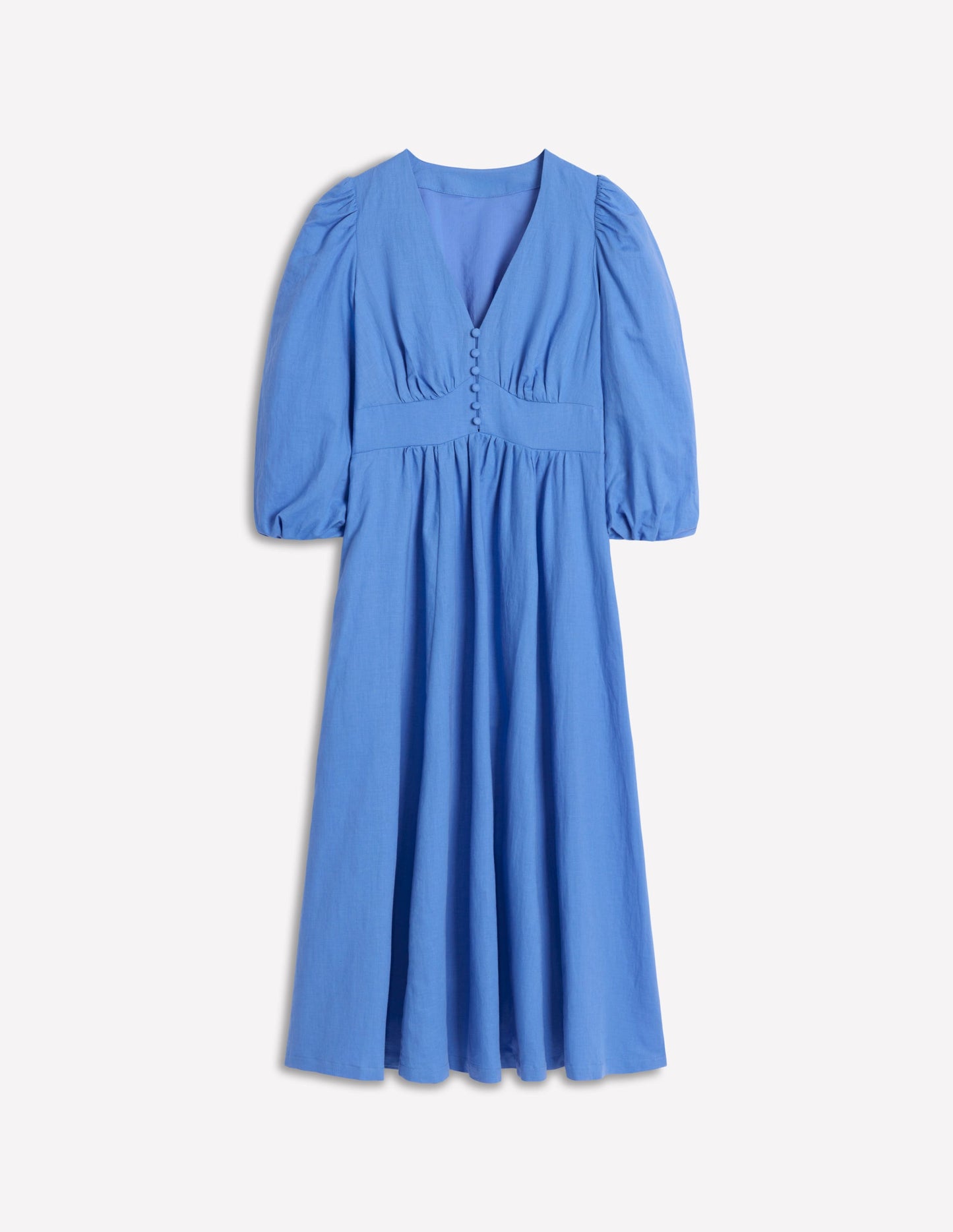 Lola Blouson Maxi Dress-Ocean Blue