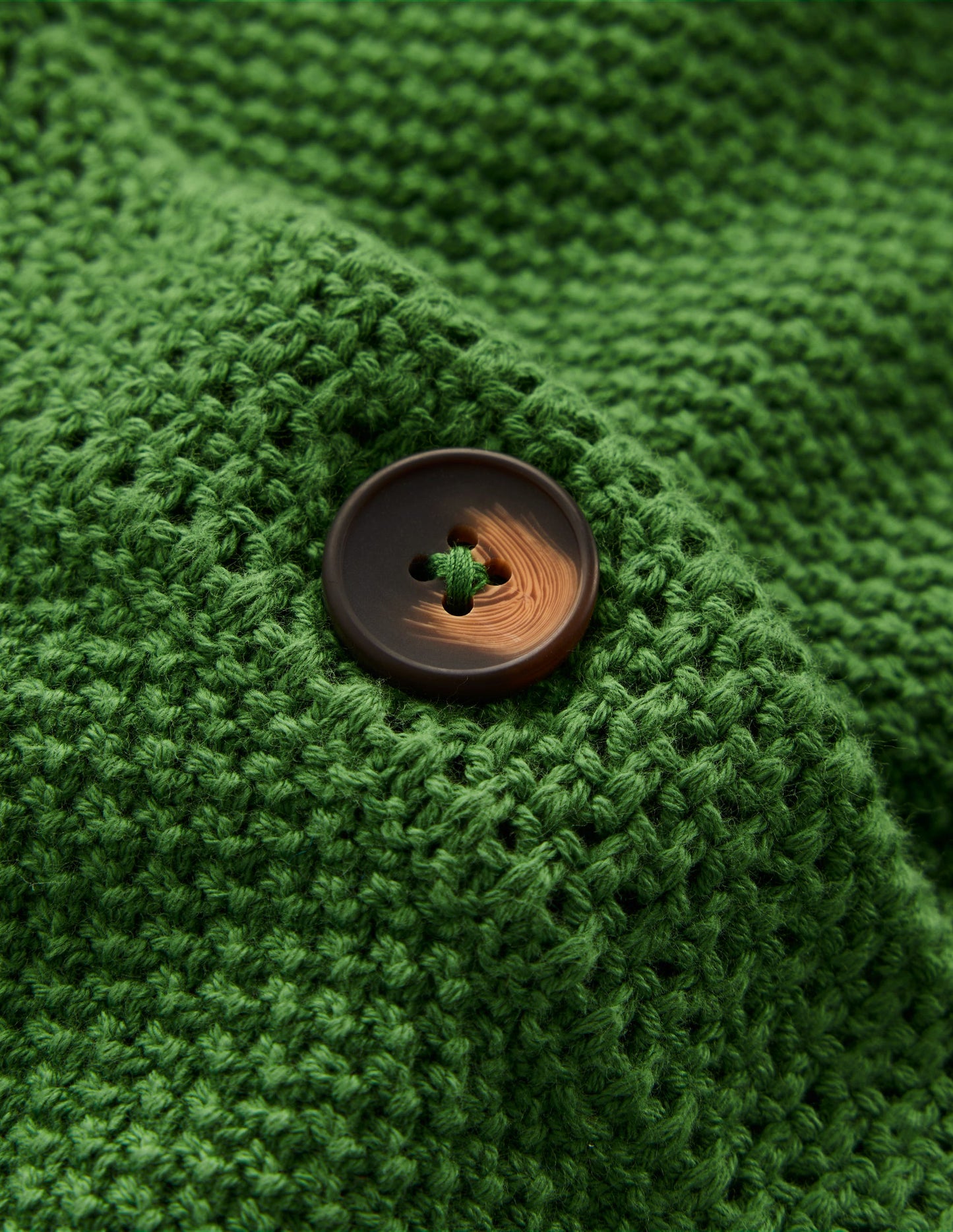 Callie Crochet Trim Cardigan-Paradise Green