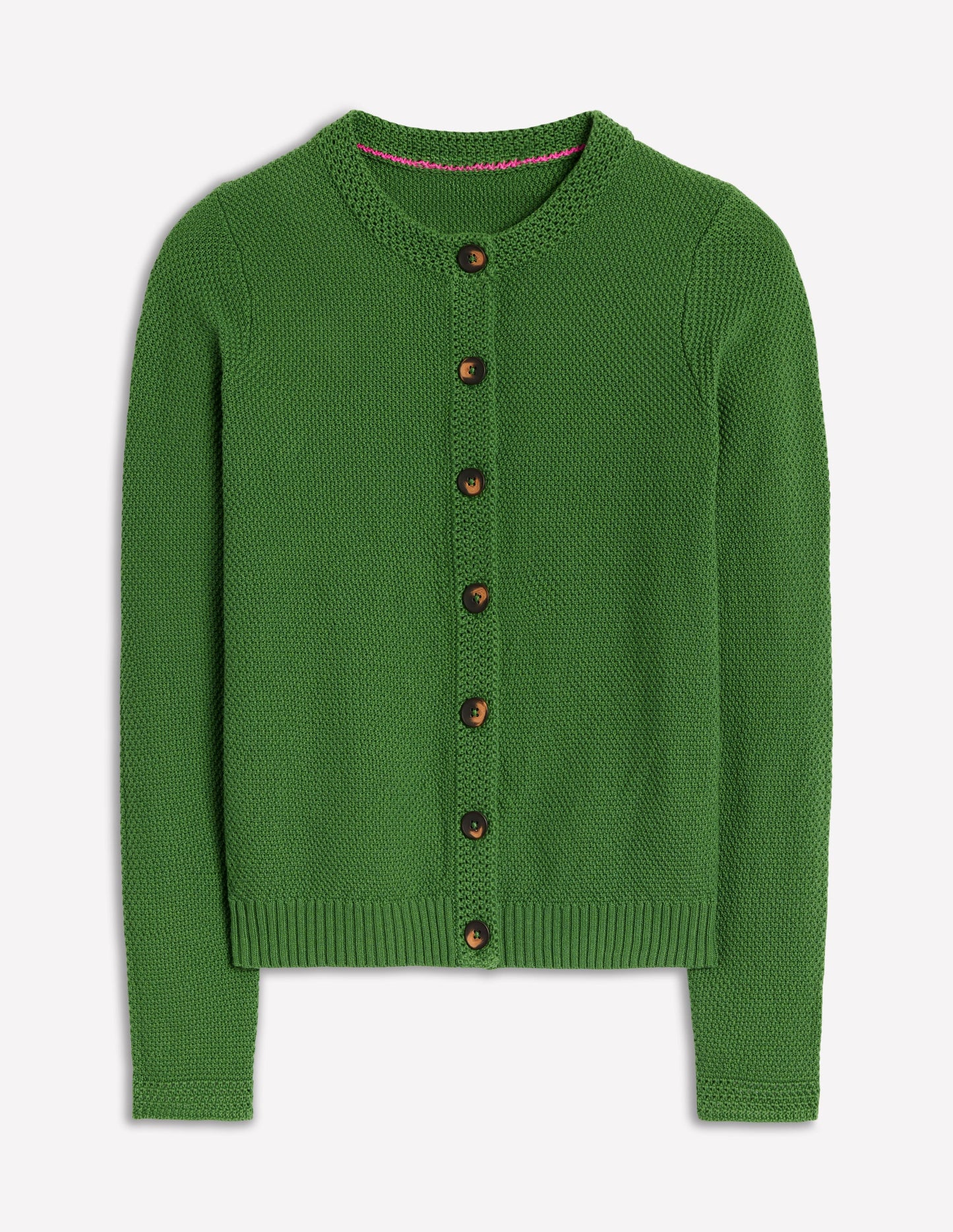 Callie Crochet Trim Cardigan-Paradise Green