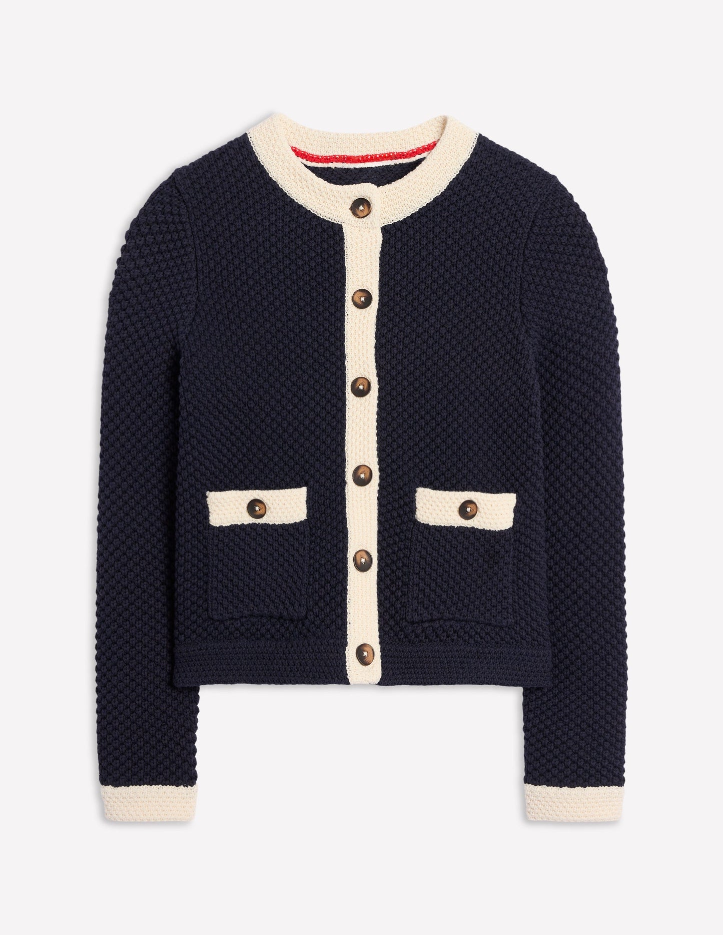 Libby Knitted Jacket-Navy
