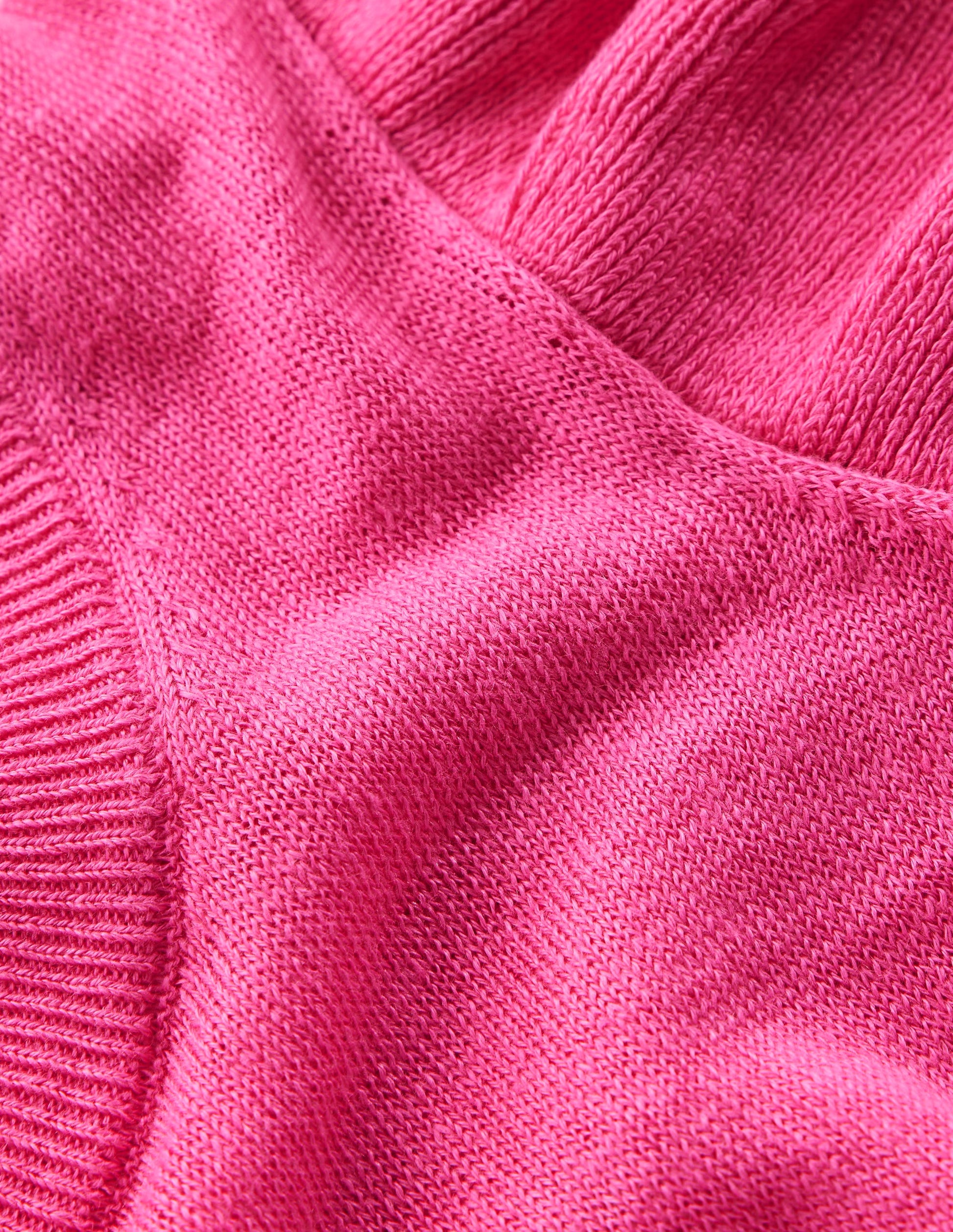 Josie Frilled Linen Tank-Sorbet Pink-6