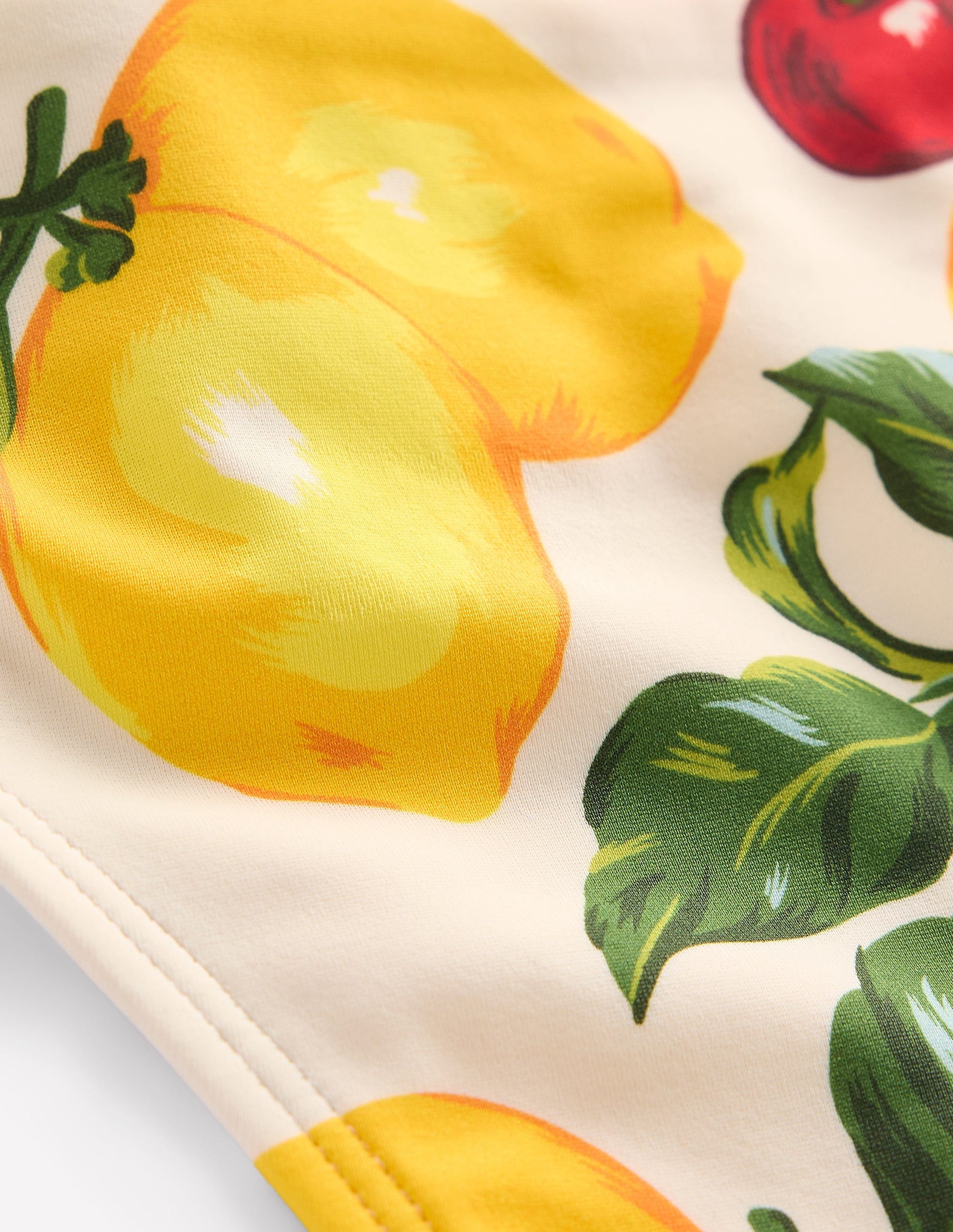 Classic Bikini Bottoms-Ivory, Cherries and Lemons-6