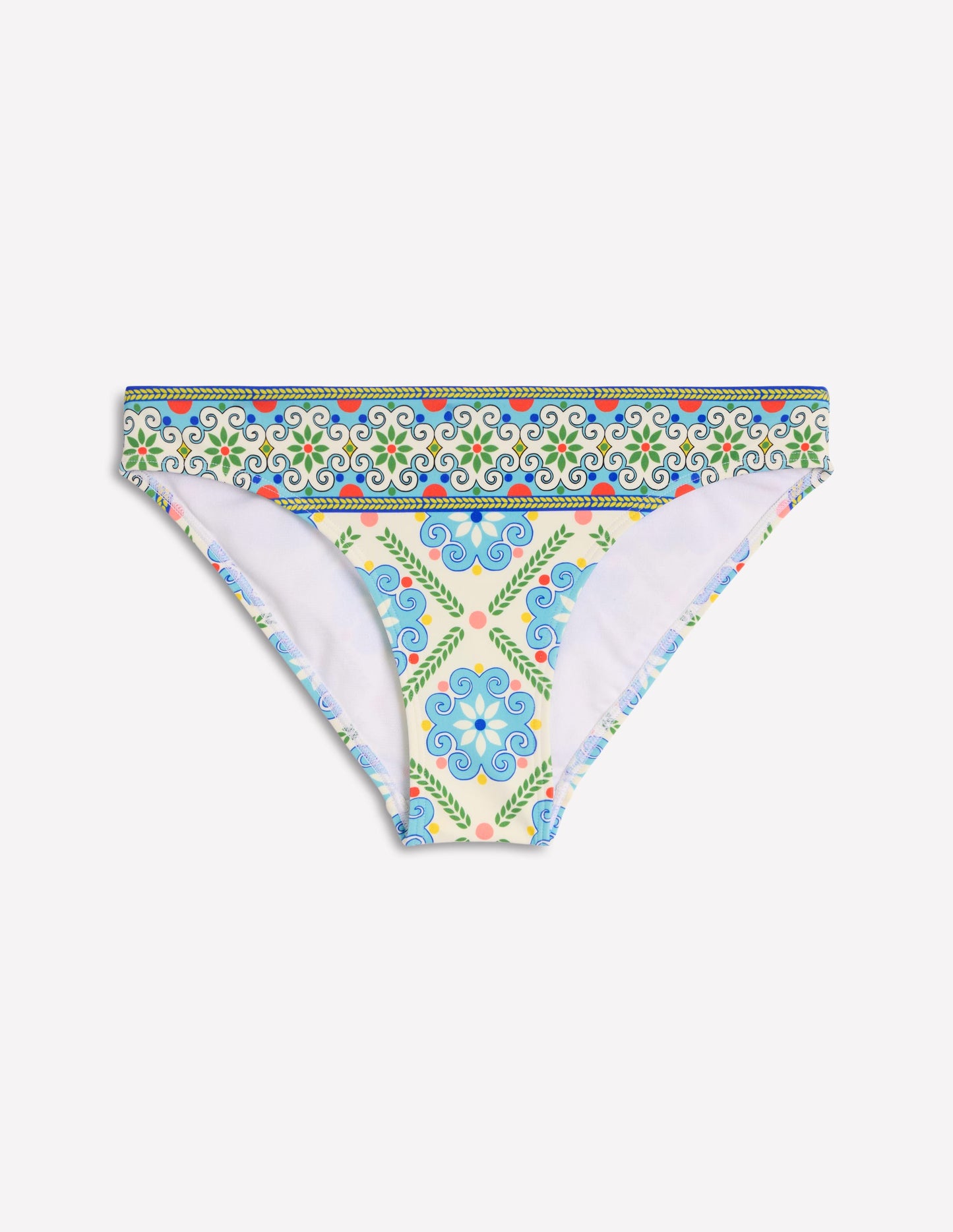 Porto Bikini Bottoms-Multi, Citrus Vine Tile