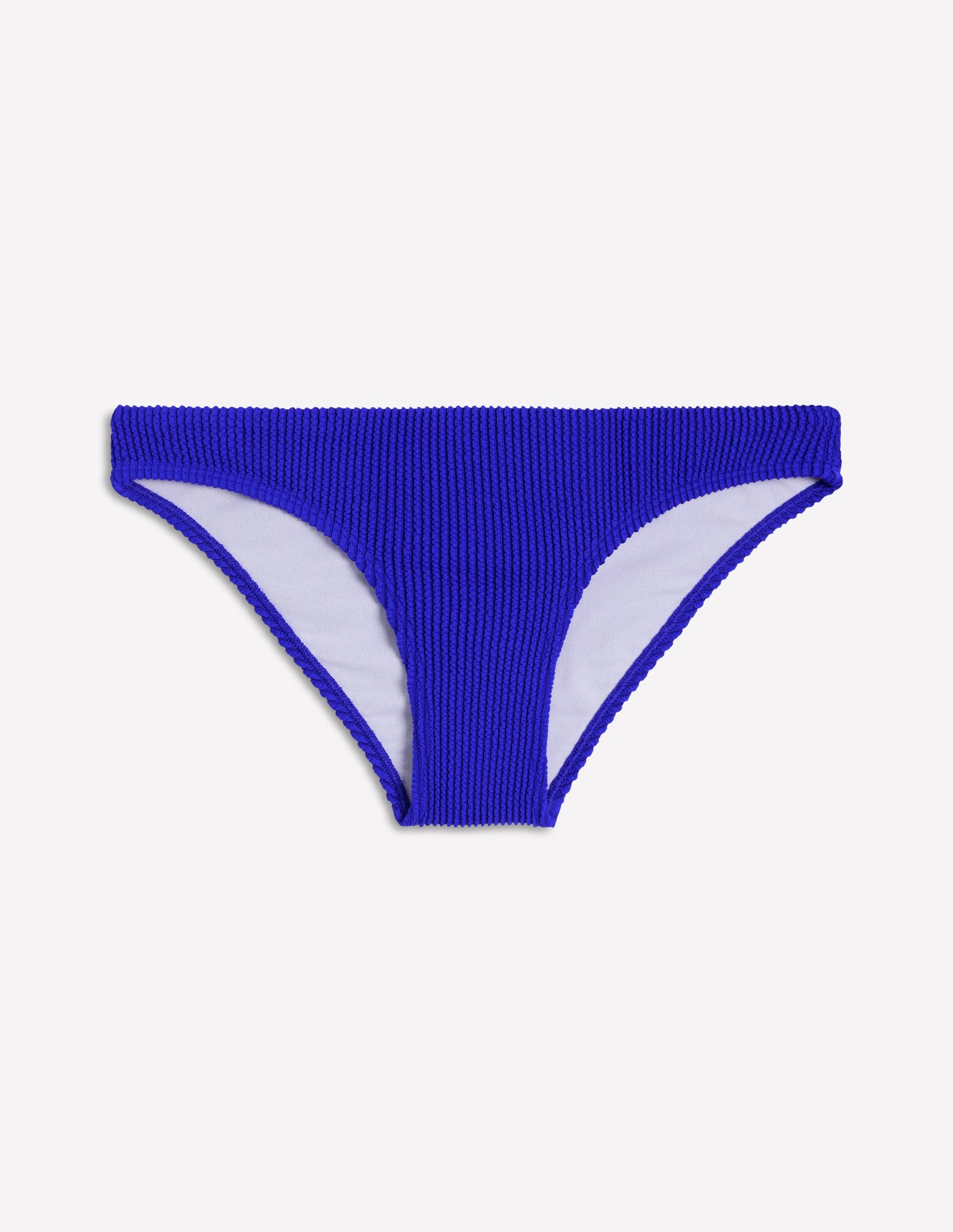 Crinkle Texture Bikini Bottoms-Colbolt-7