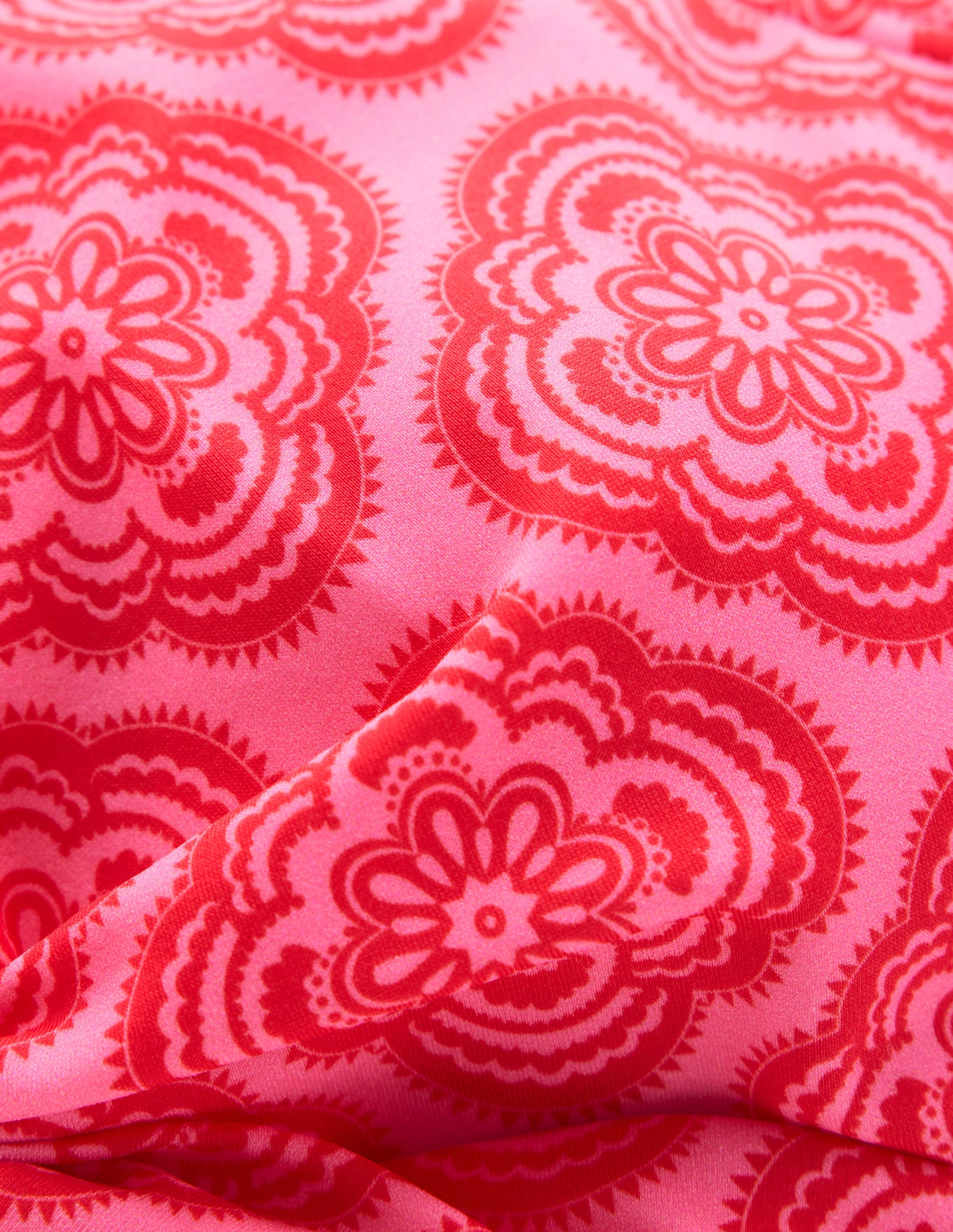 Tie Front Bikini Top-Pink Rose, Botanic Blush-8