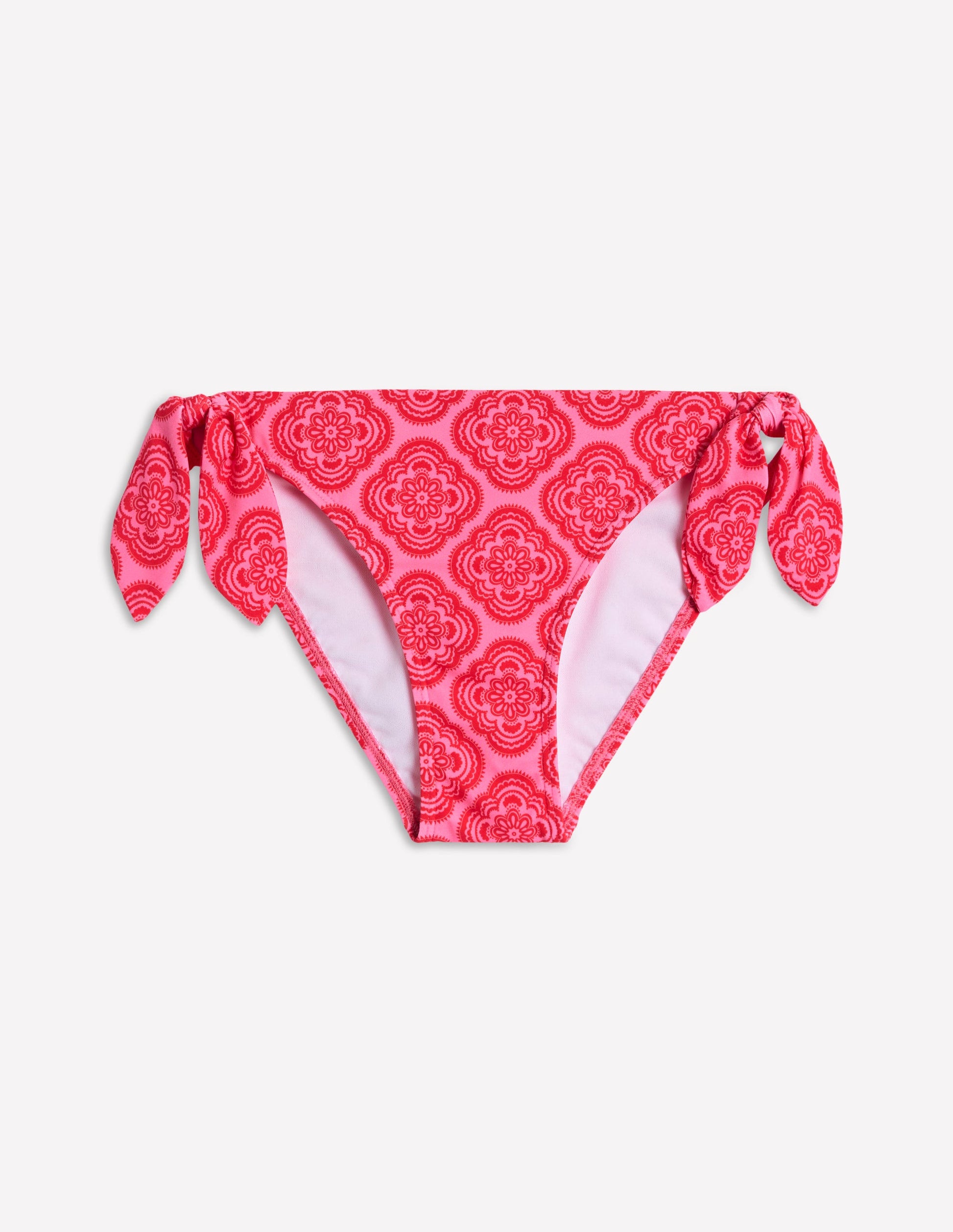 Tie Side Bikini Bottoms-Pink Rose, Botanic Blush-6