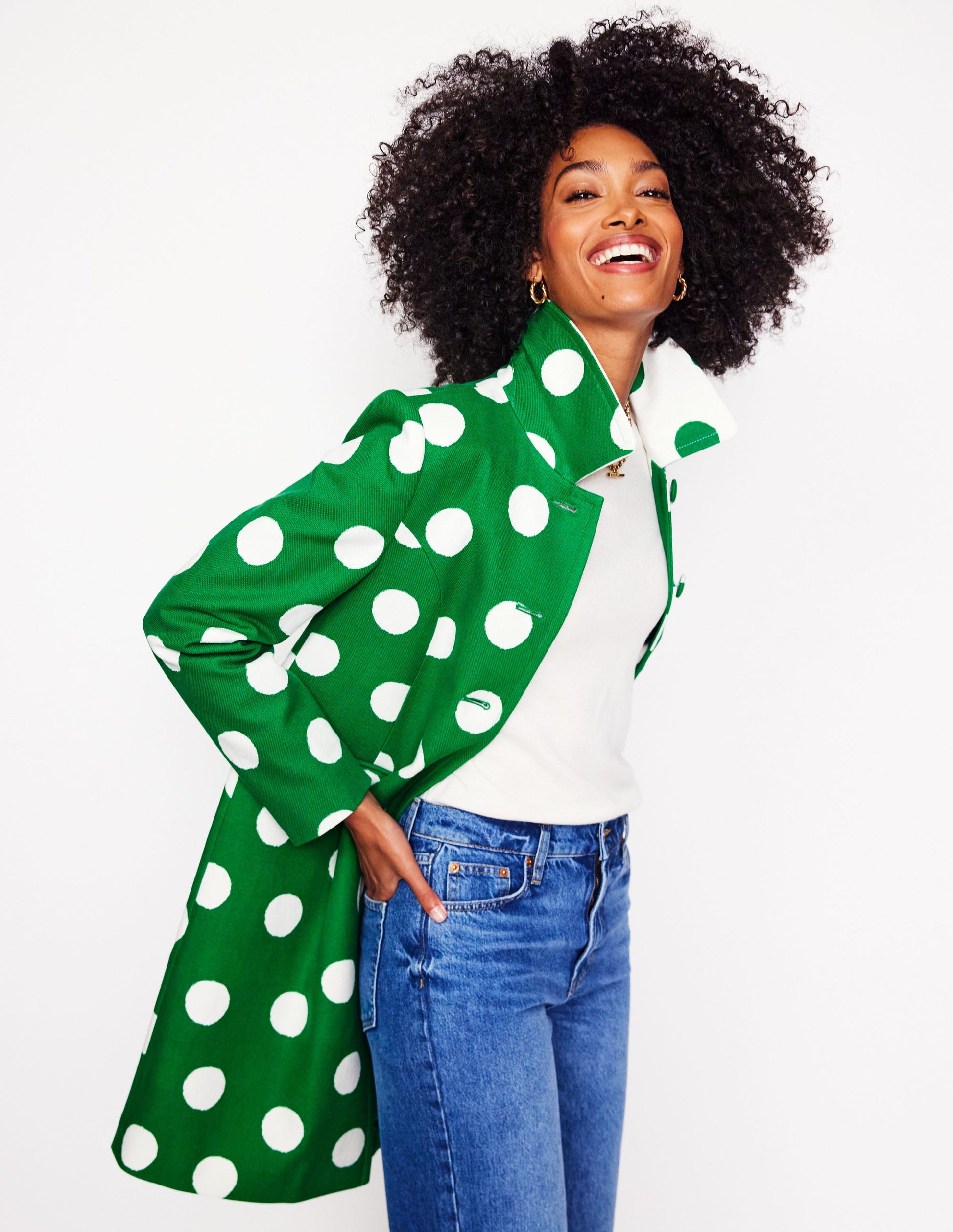 Occasion Coat-Abstract Dot-1