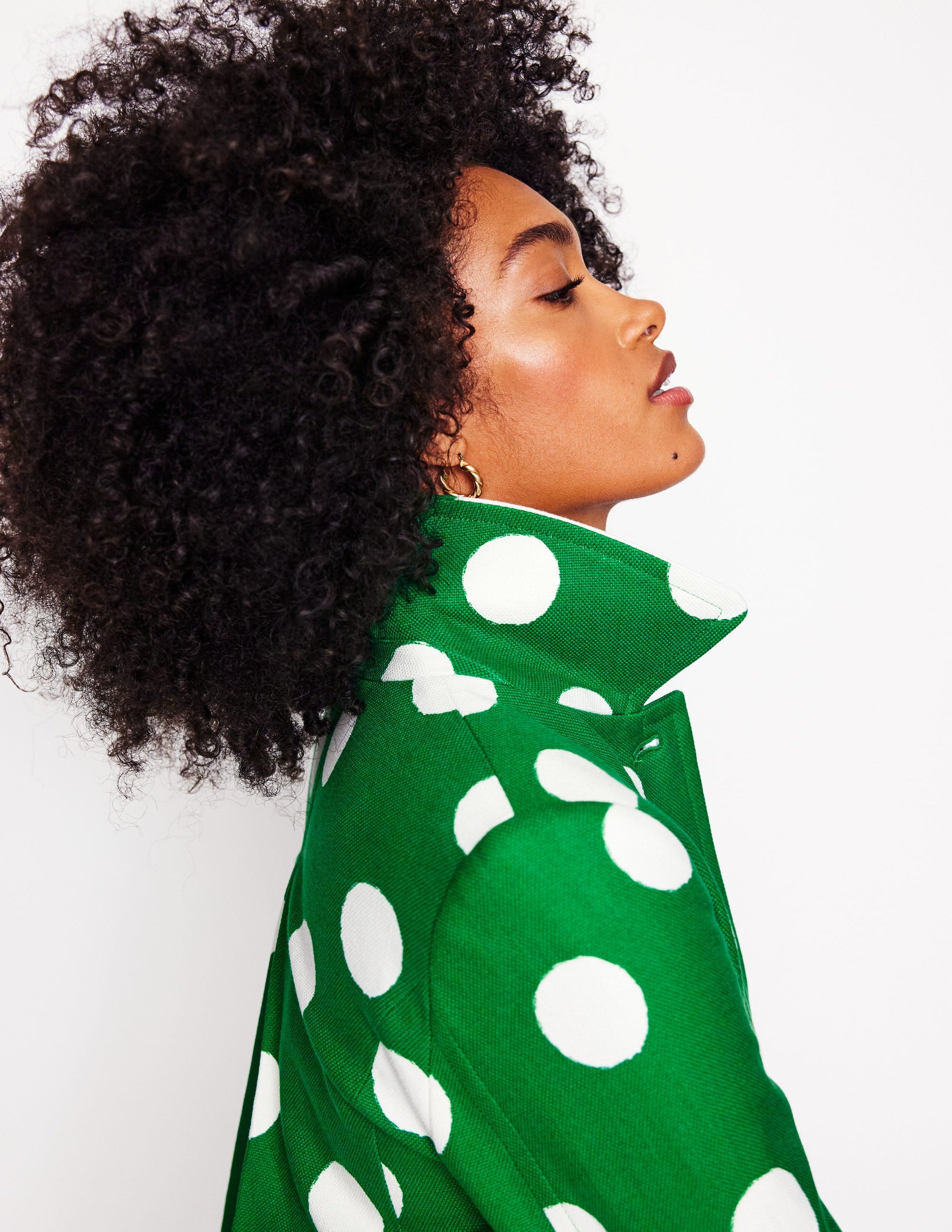 Occasion Coat-Abstract Dot-3