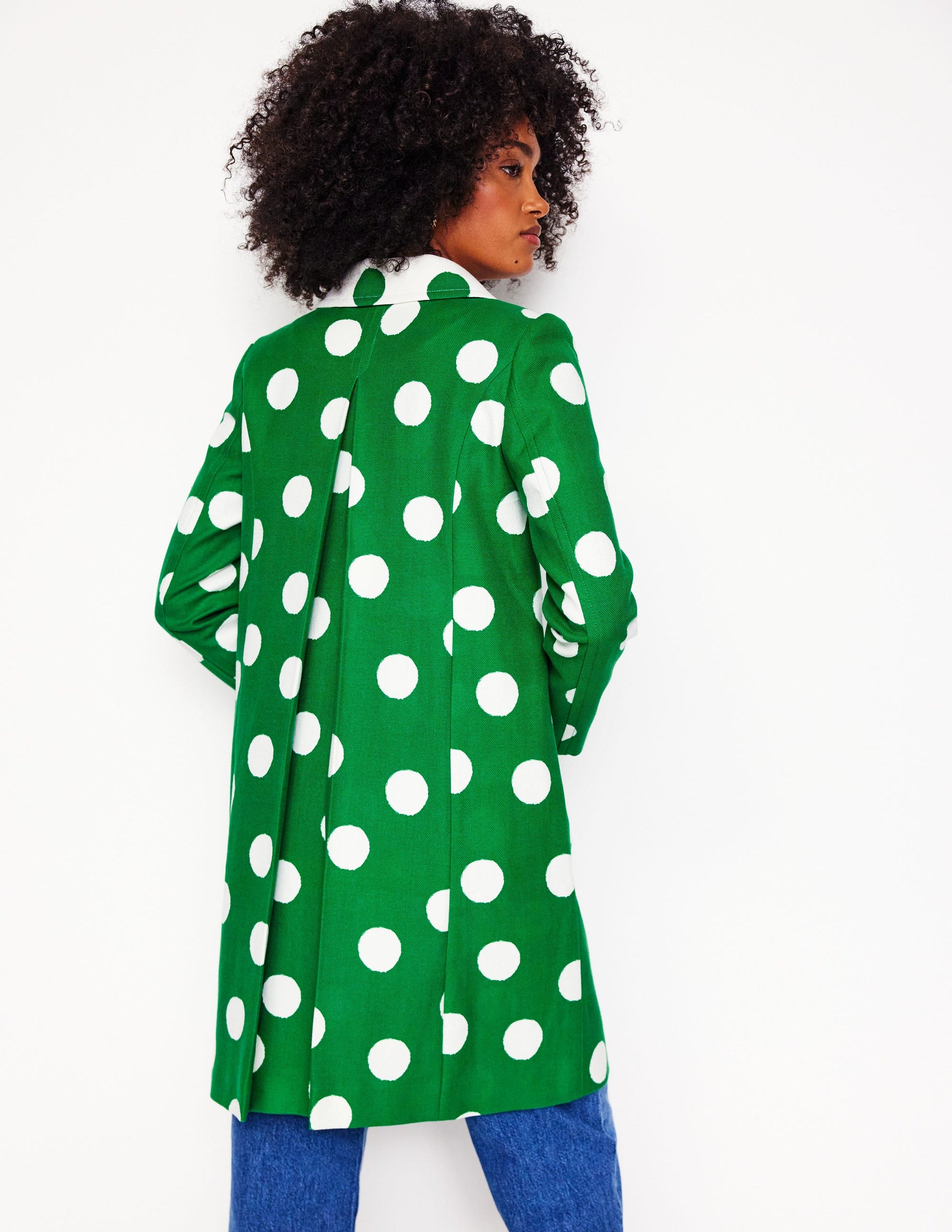 Occasion Coat-Abstract Dot-4