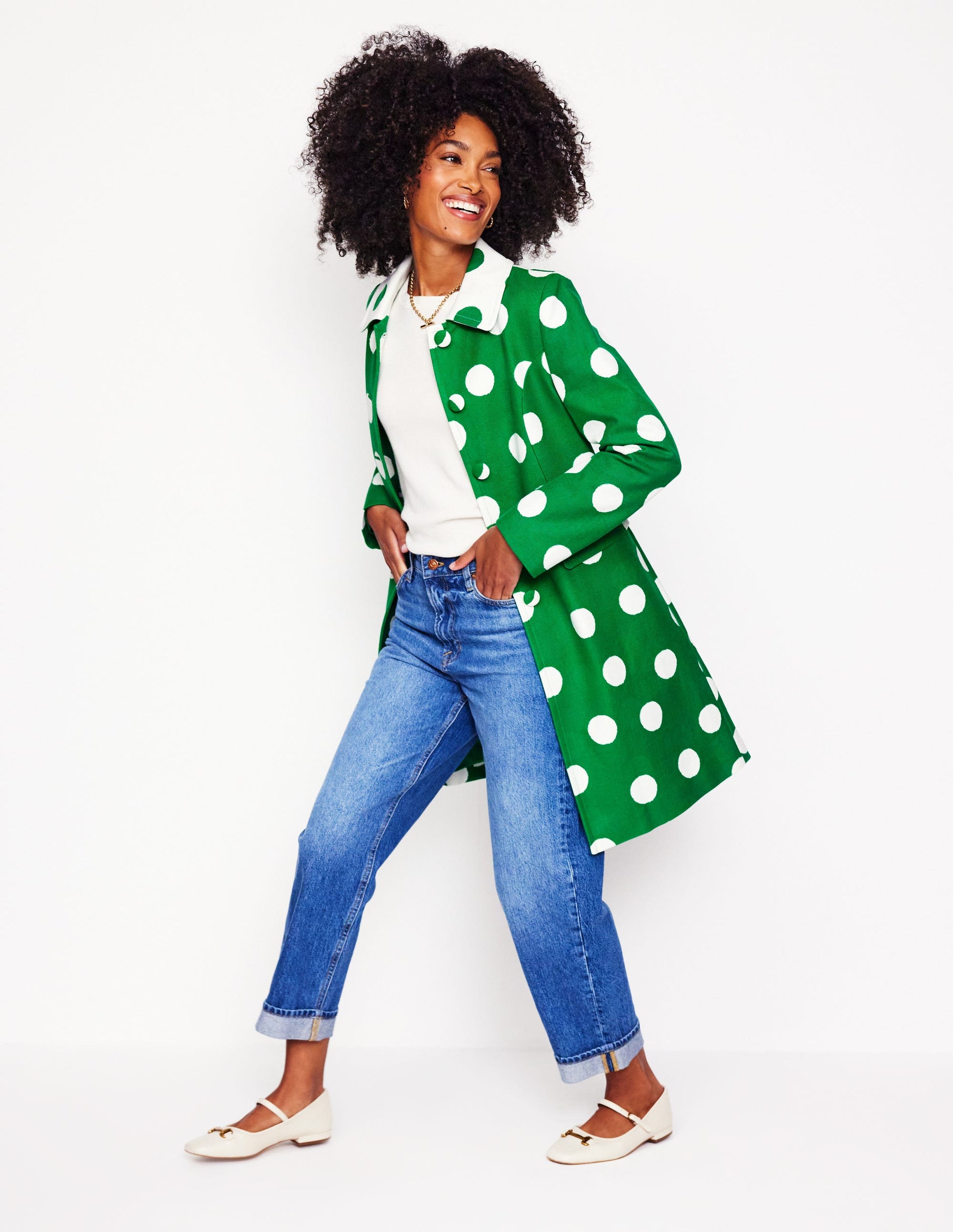 Occasion Coat-Abstract Dot-6