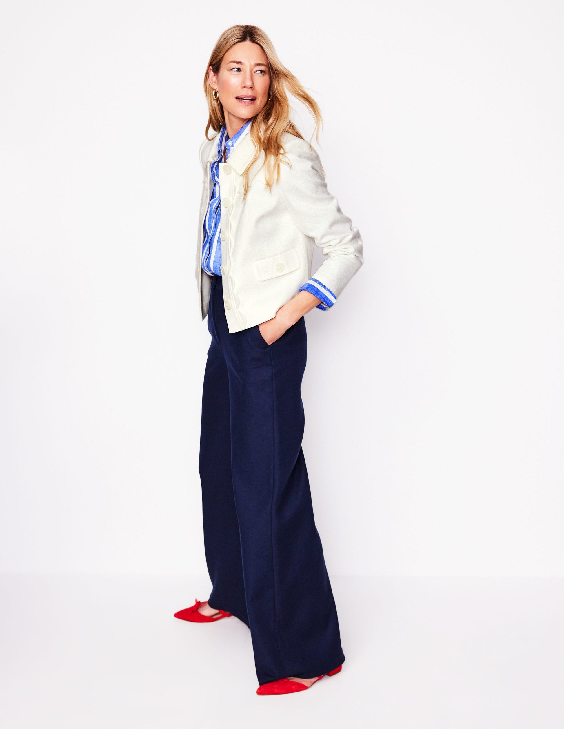 Scallop Jacket-Ivory-5