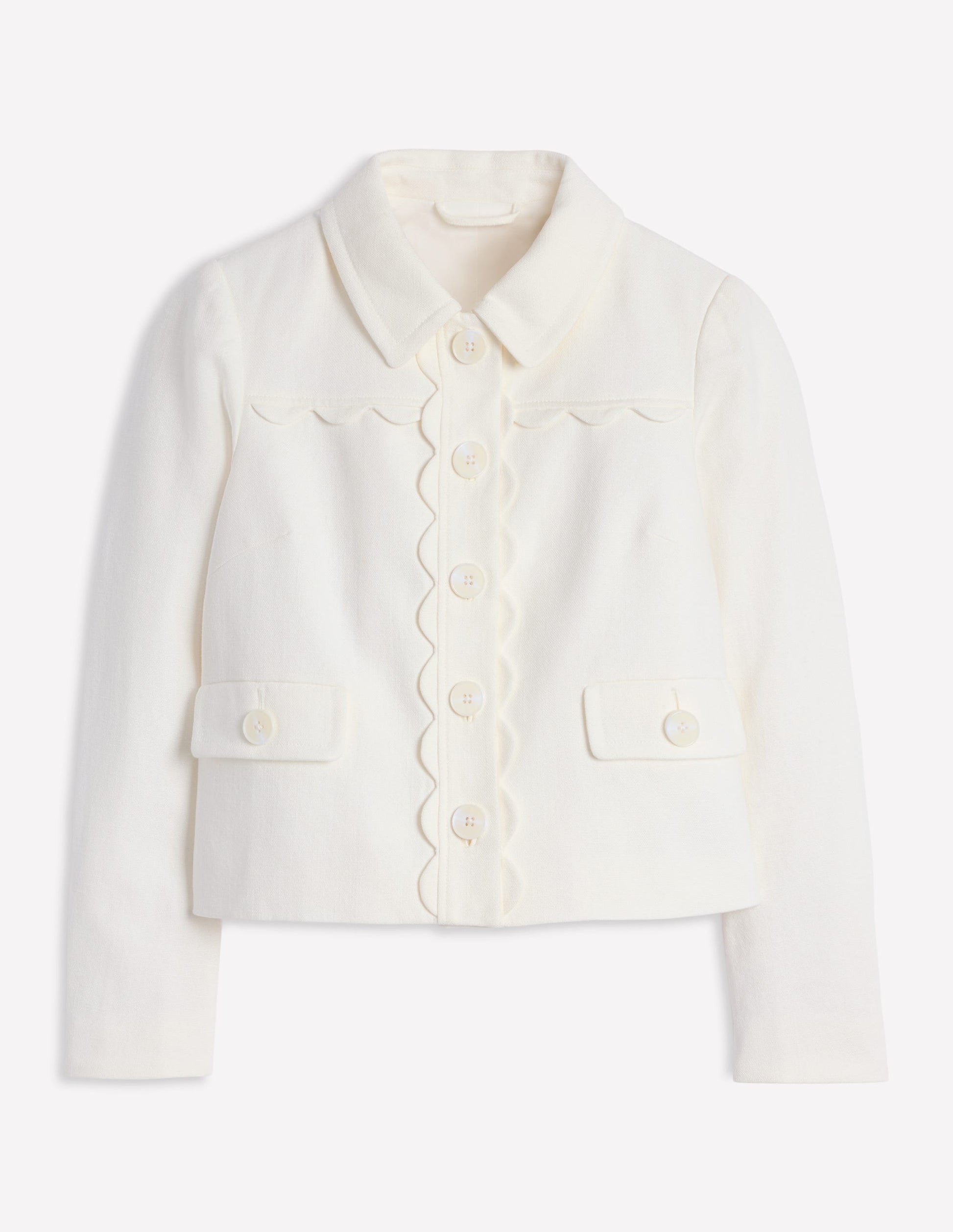 Scallop Jacket-Ivory-7