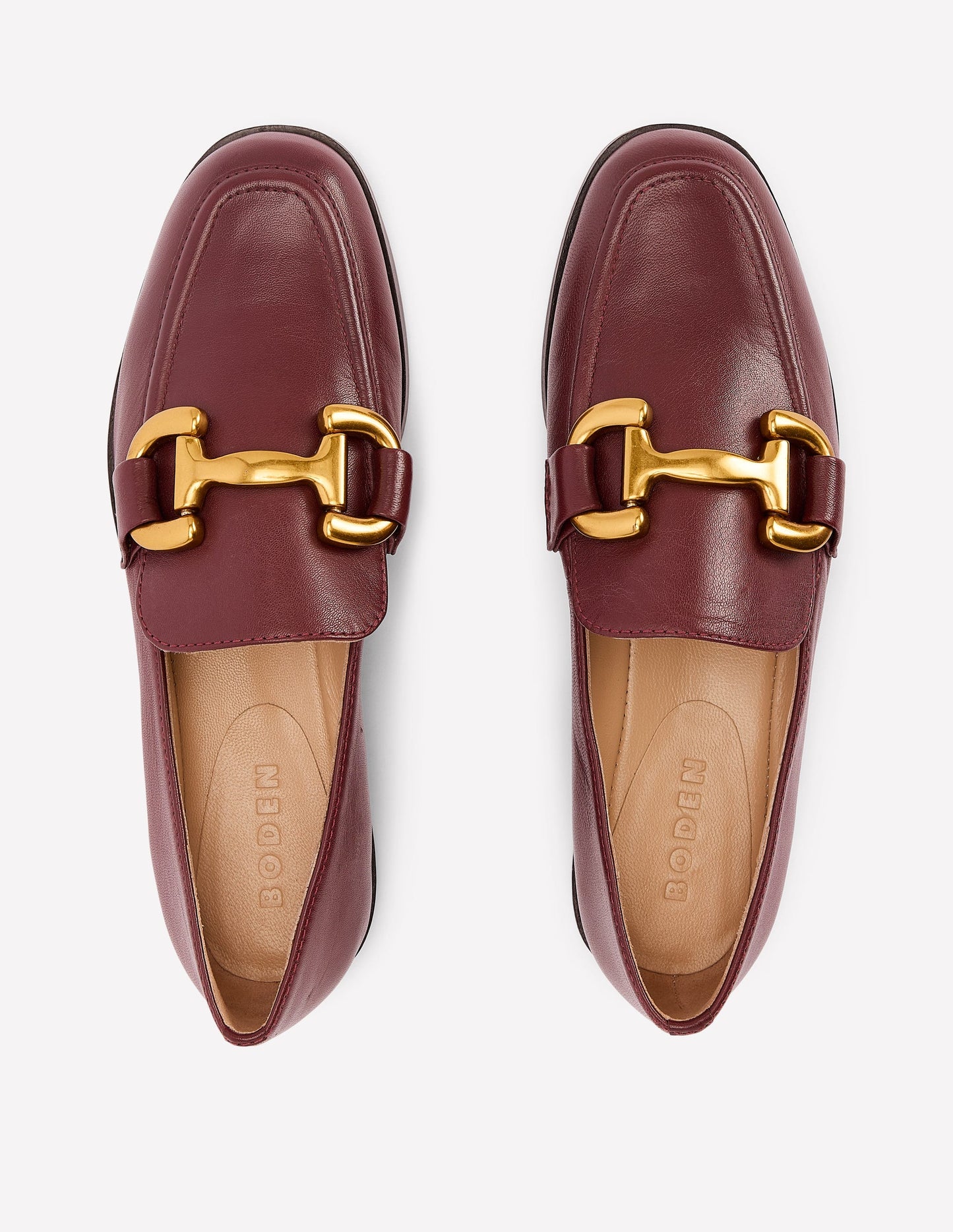 Iris Snaffle Loafers-Oxblood