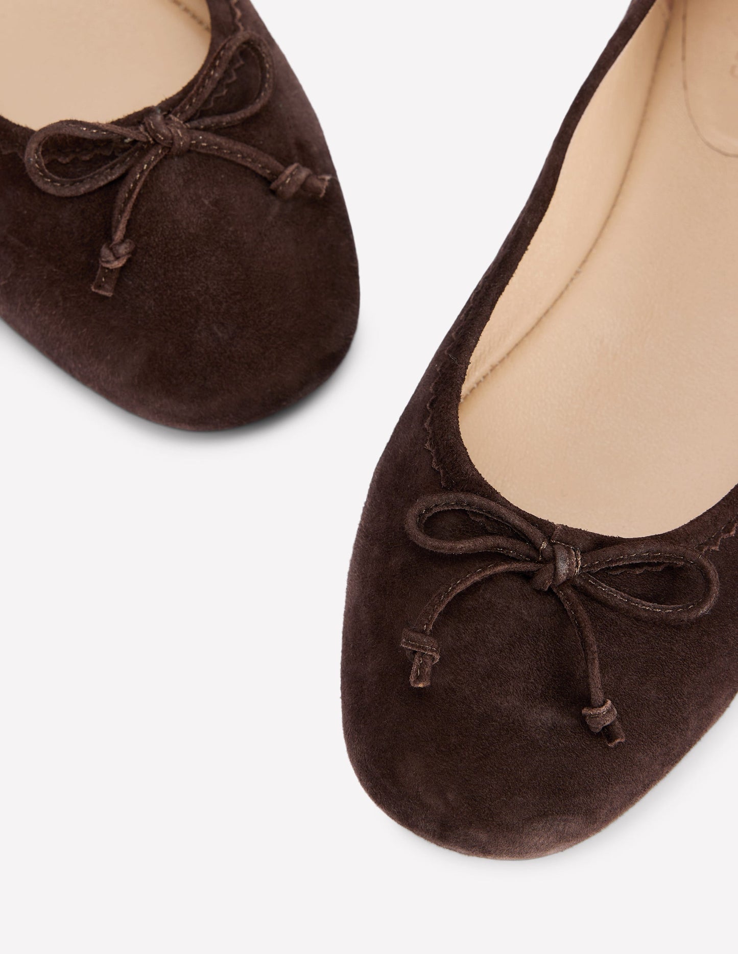 Kitty Flexi Sole Ballet Pumps-Chocolate