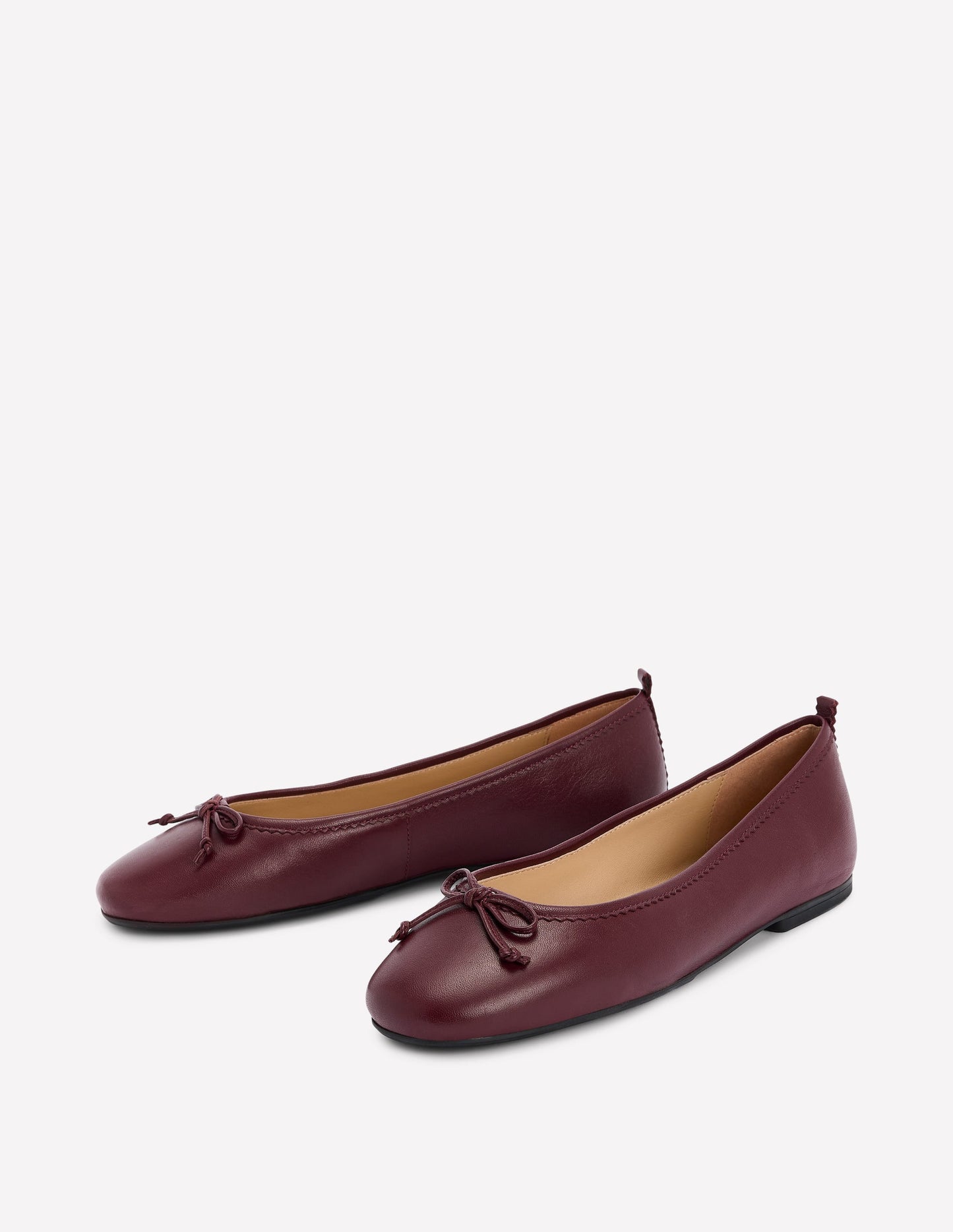 Kitty Flexi Sole Ballet Pumps-Oxblood