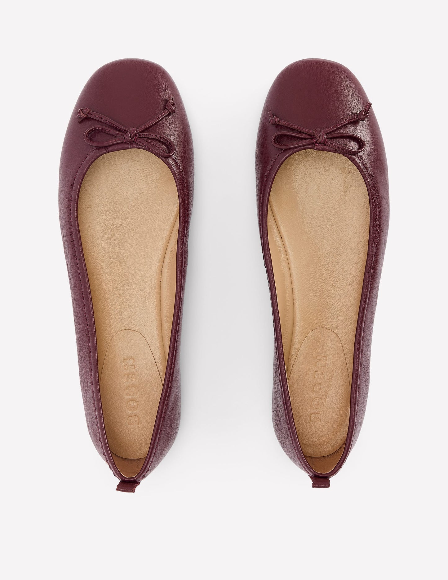 Kitty Flexi Sole Ballet Pumps-Oxblood