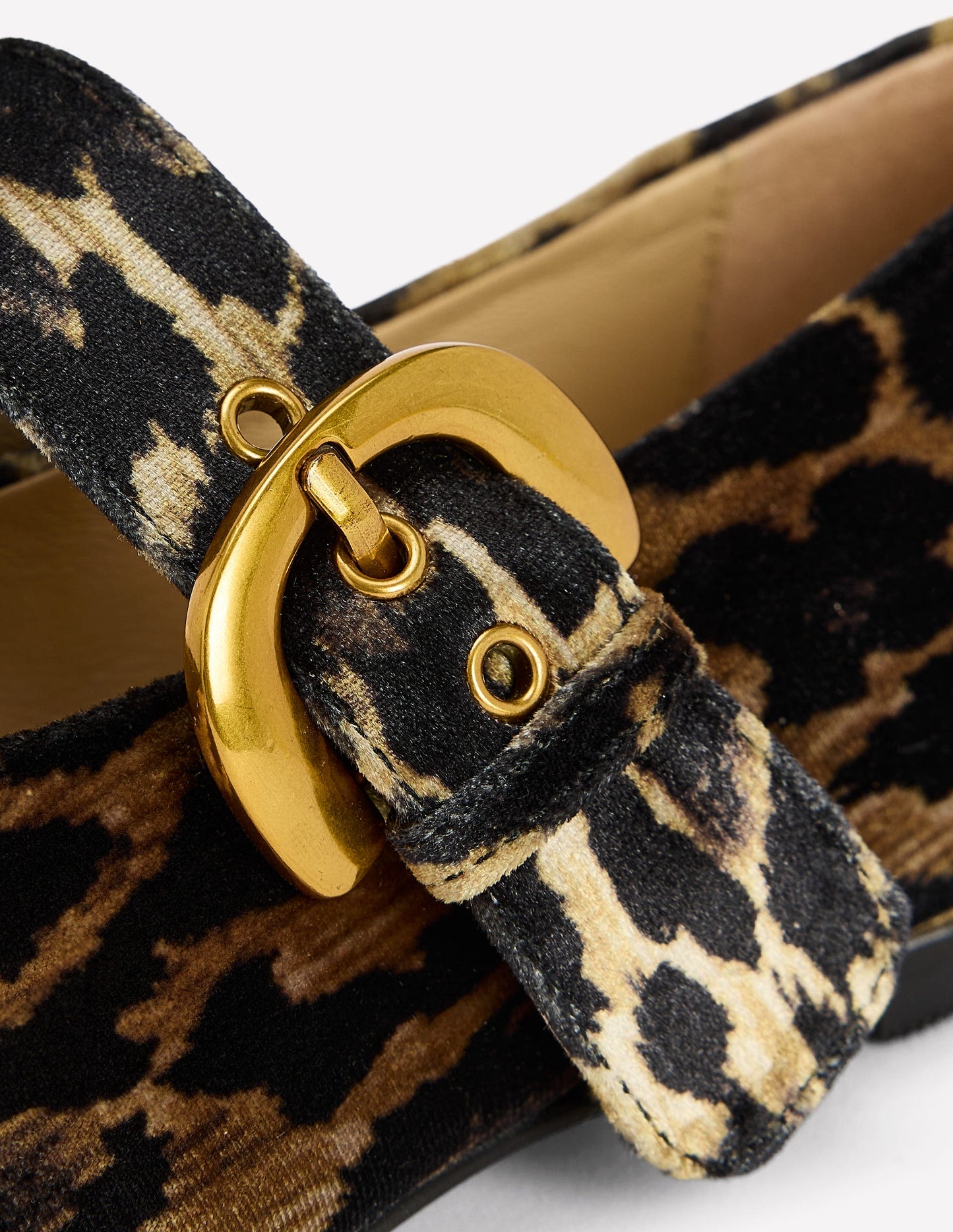 Kylie Flat Buckle Mary Jane-Leopard