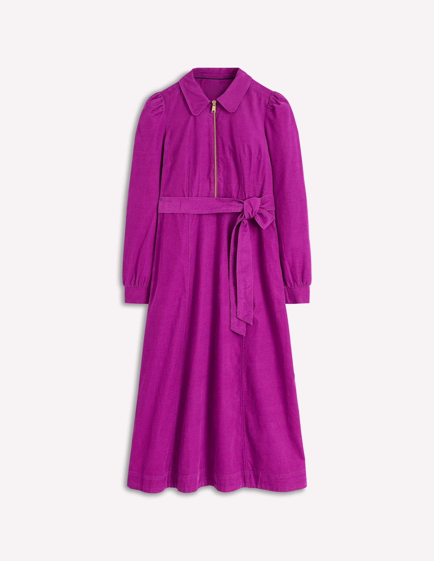 Adelaide Zip Cord Midi Dress-Regal Purple