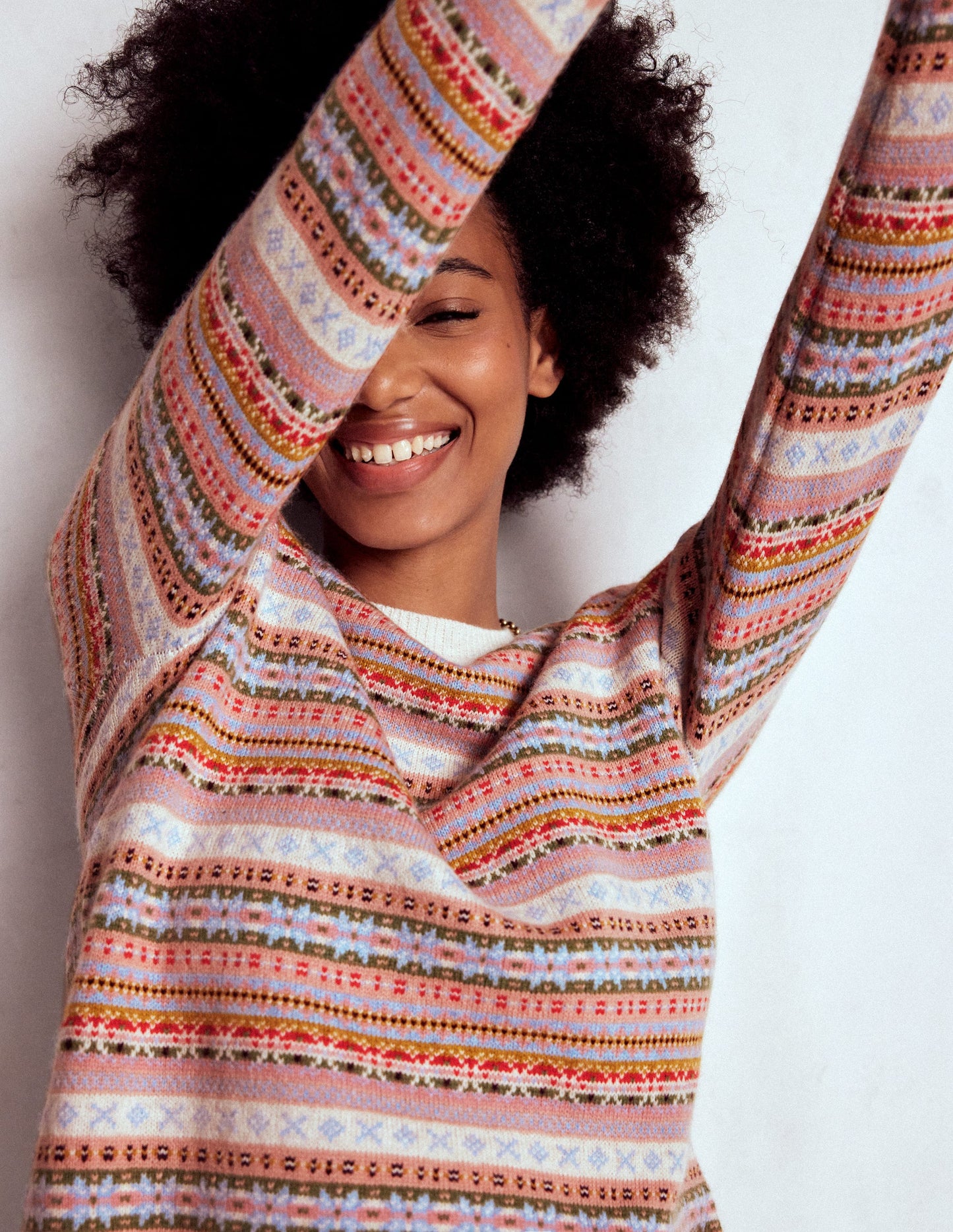 Edie Fair Isle Jumper-Heritage Fair Isle
