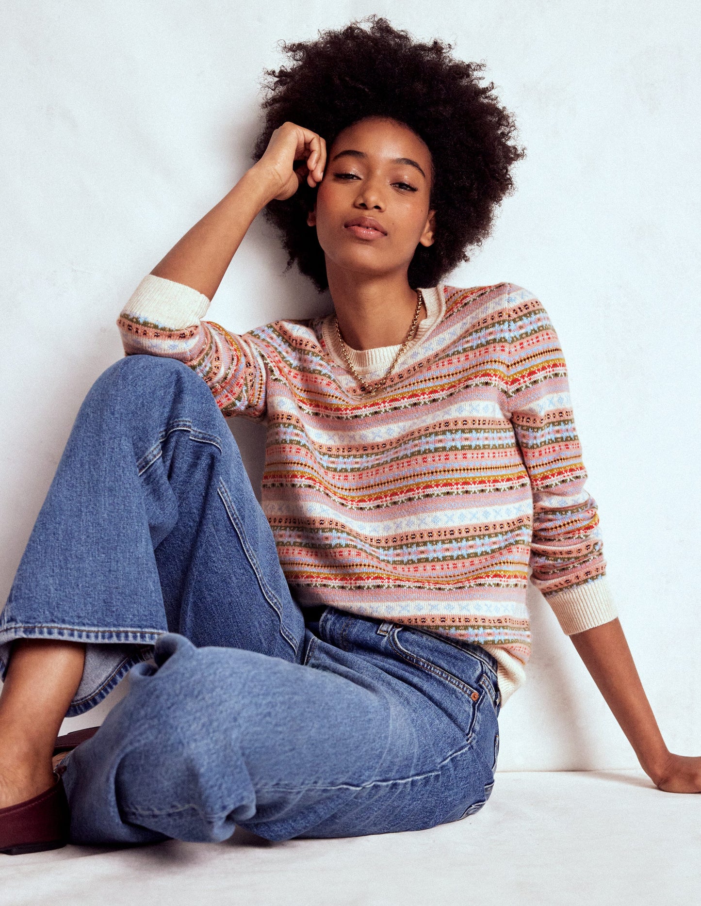 Edie Fair Isle Jumper-Heritage Fair Isle