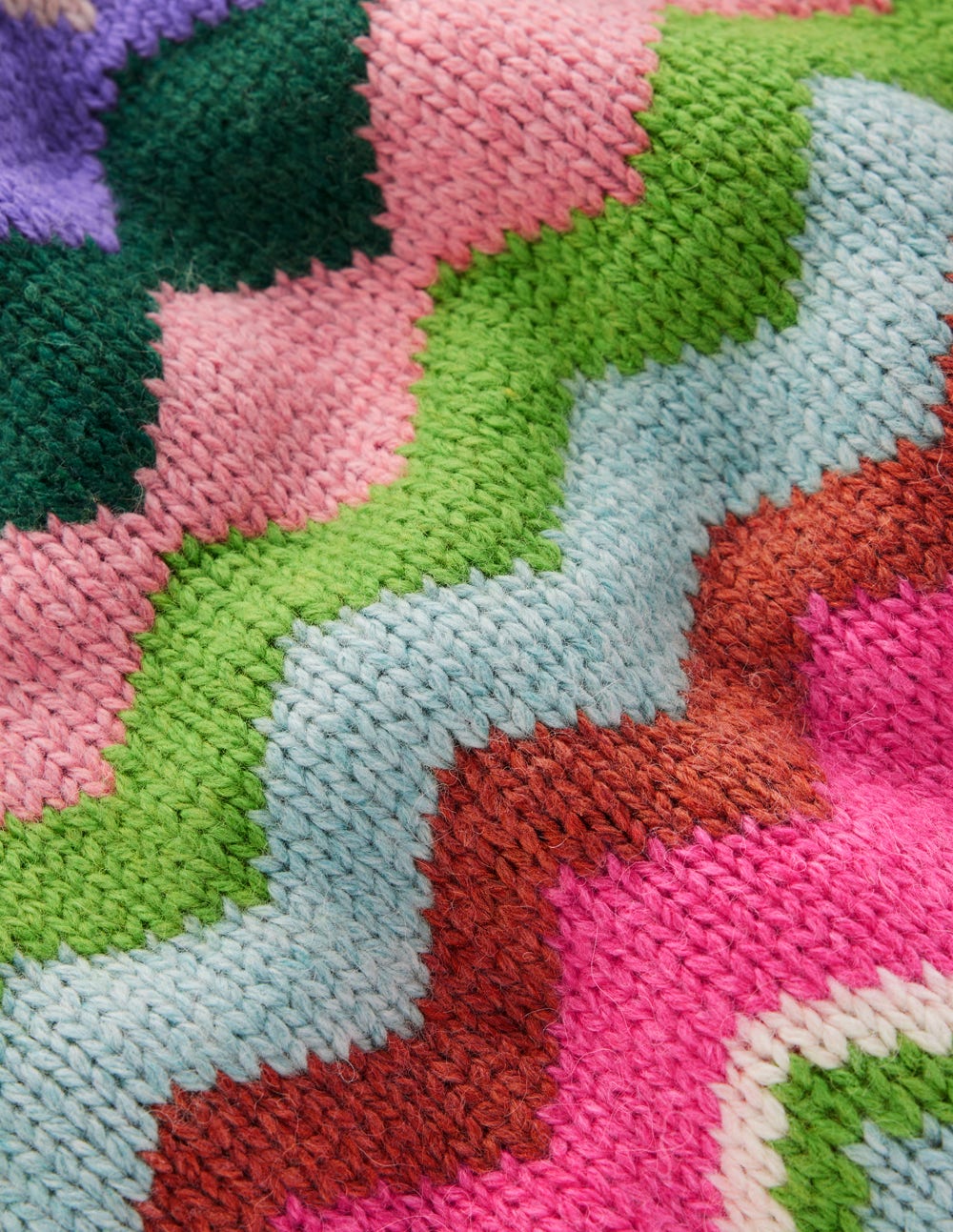 Eleanor Fair Isle Tank-Pink Heritage Fair Isle