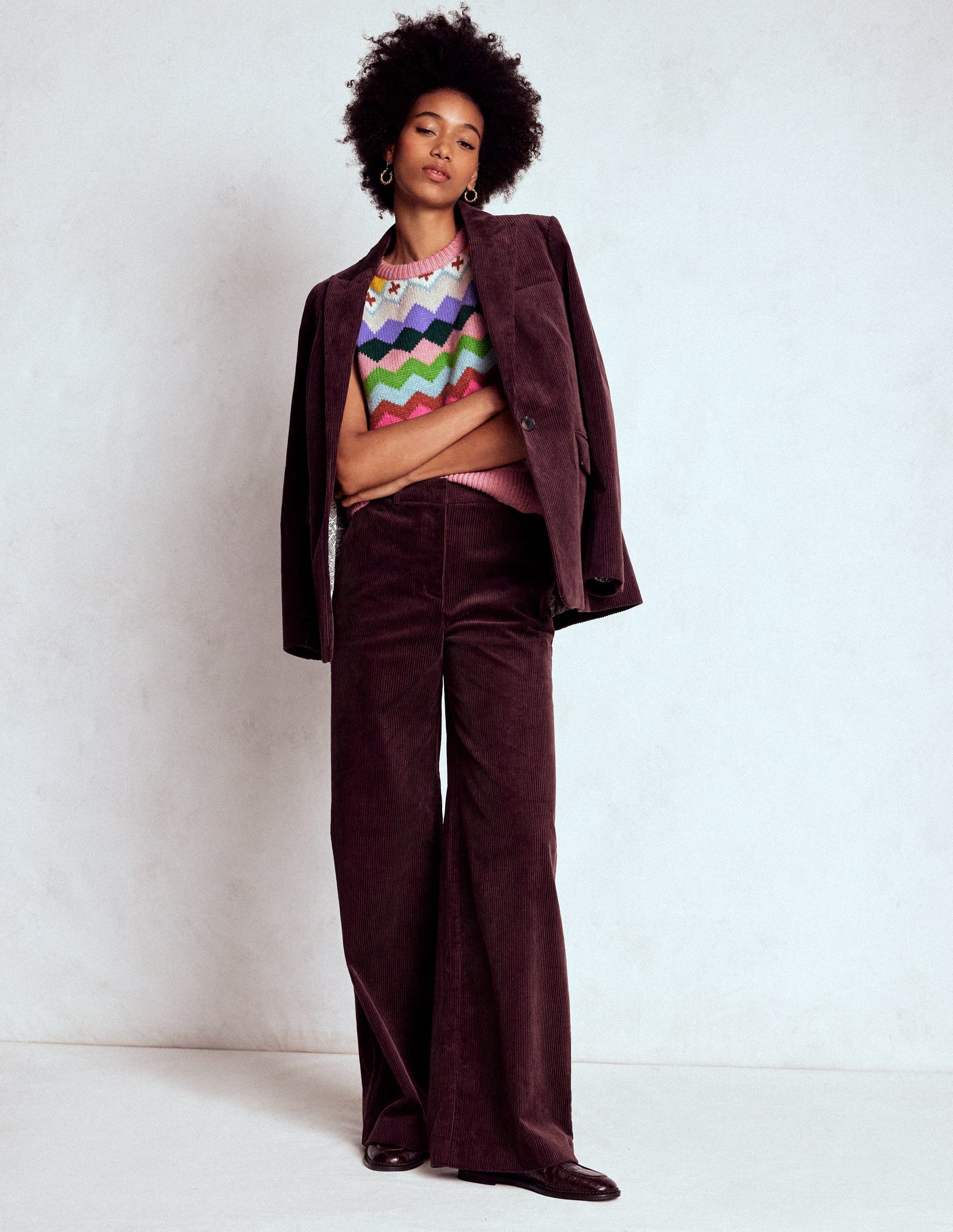 Eleanor Fair Isle Tank-Pink Heritage Fair Isle-5