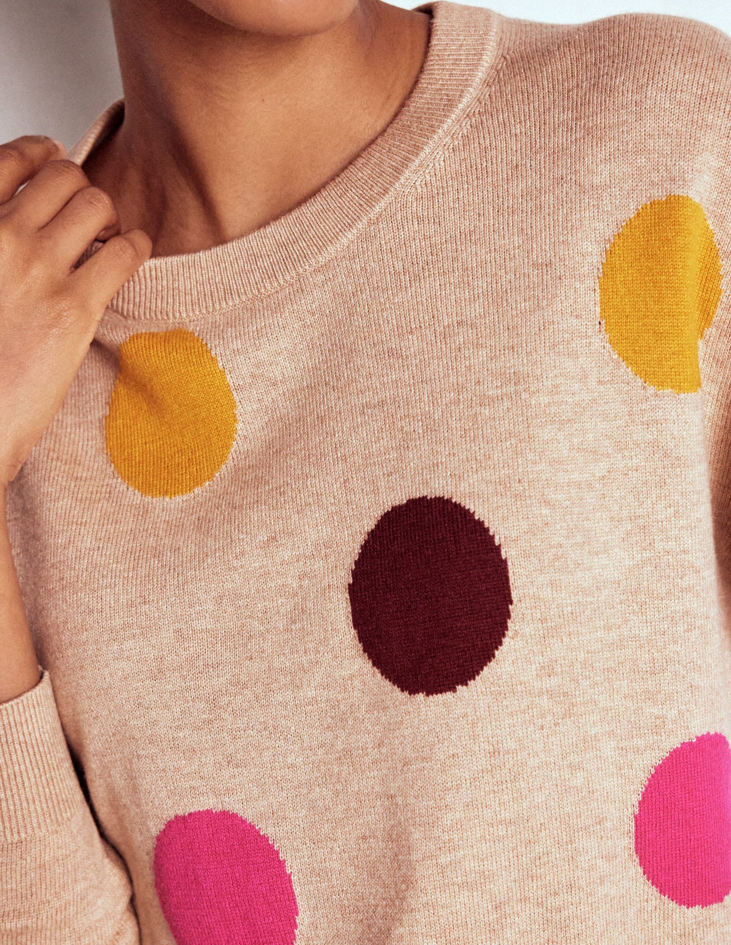 Natasha Novelty Jumper-Multi, Spot