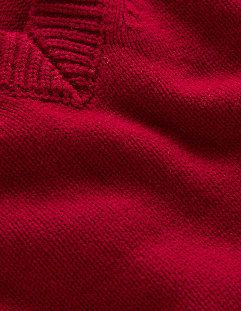 Marion Merino V-Neck Tank-Red Blooded