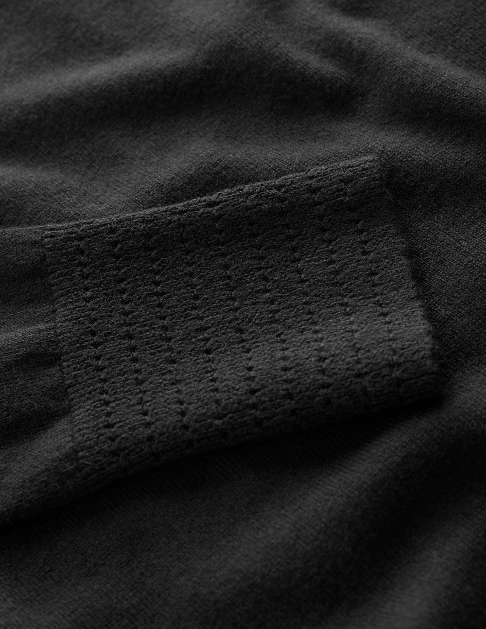 Briony Stitch Jumper-Black