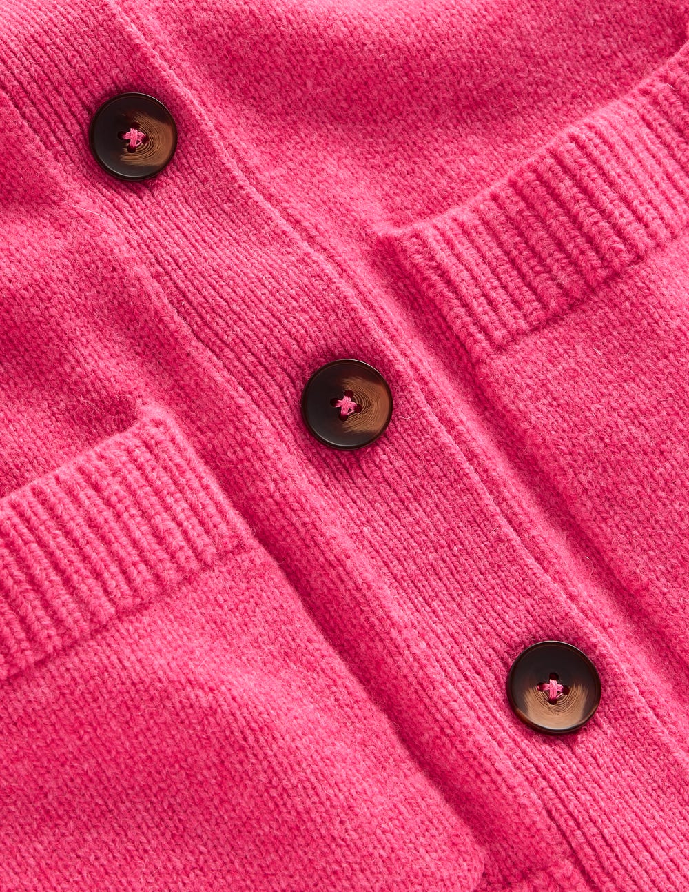 Marion Merino Cardigan-Rose Pink
