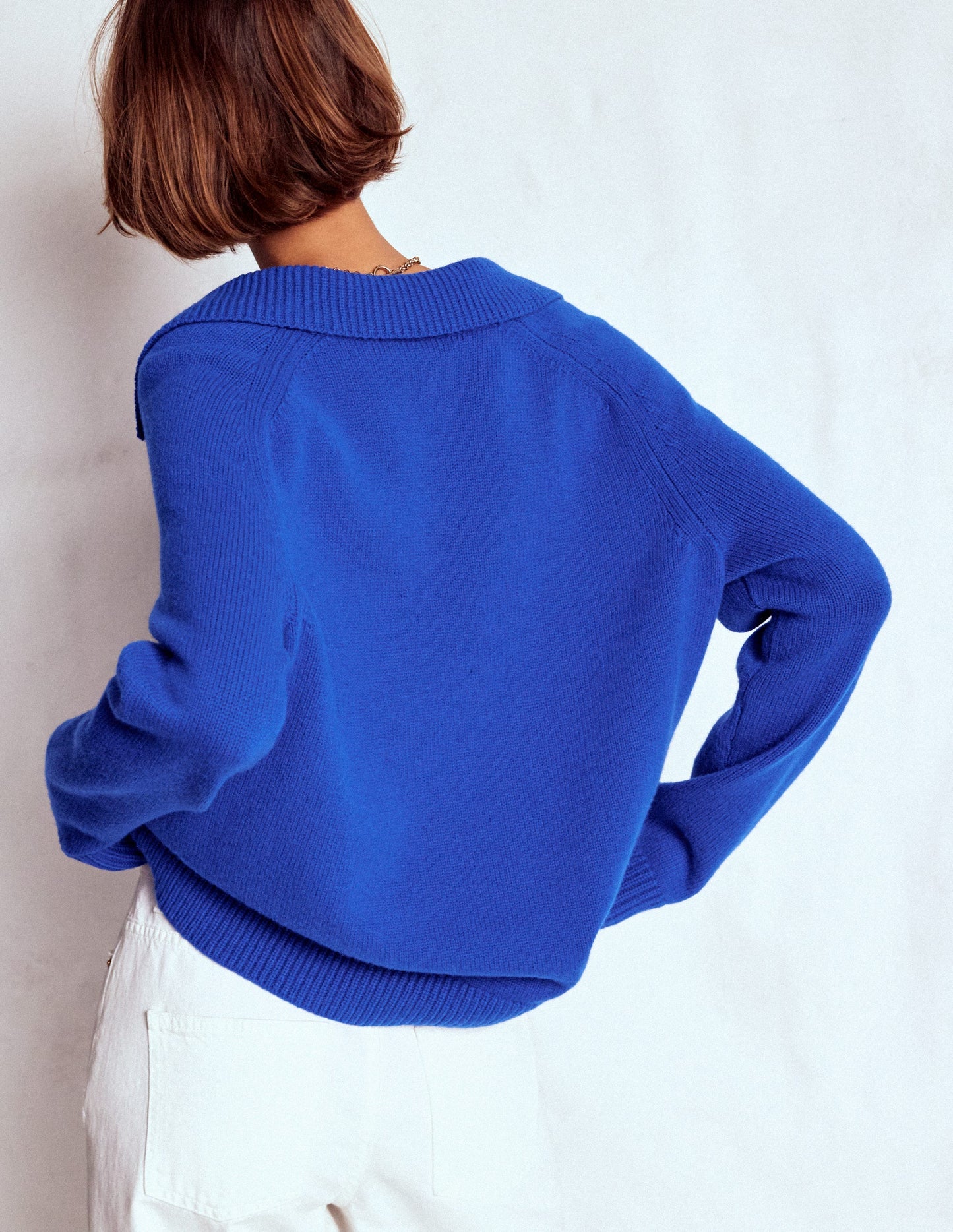 Marion Merino Henley Jumper-Blue Heron