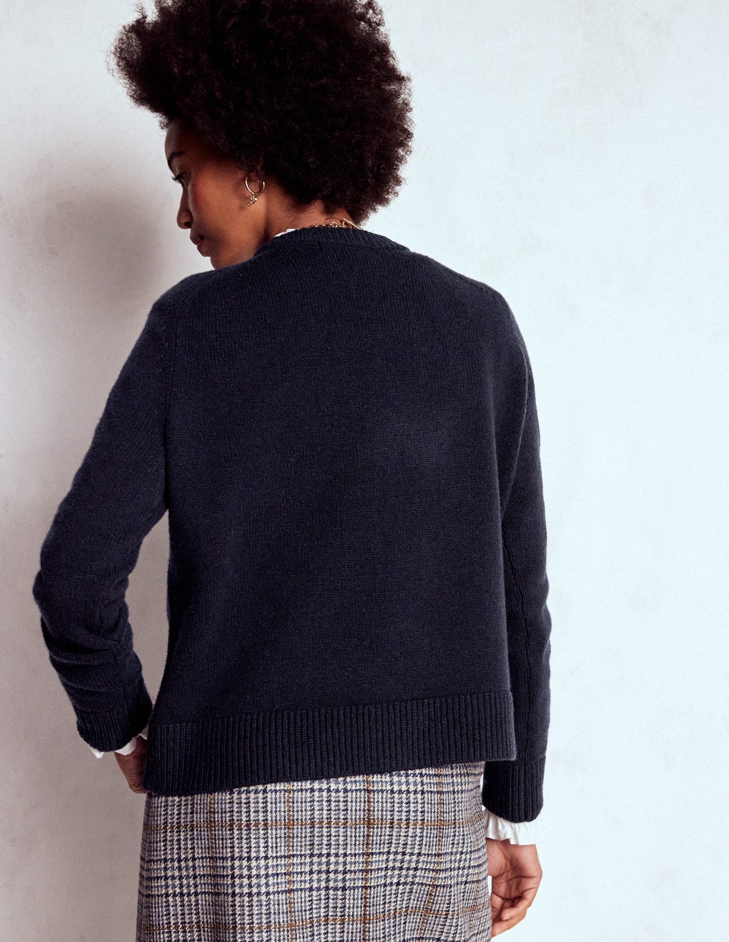 Marion Merino Jumper-Navy