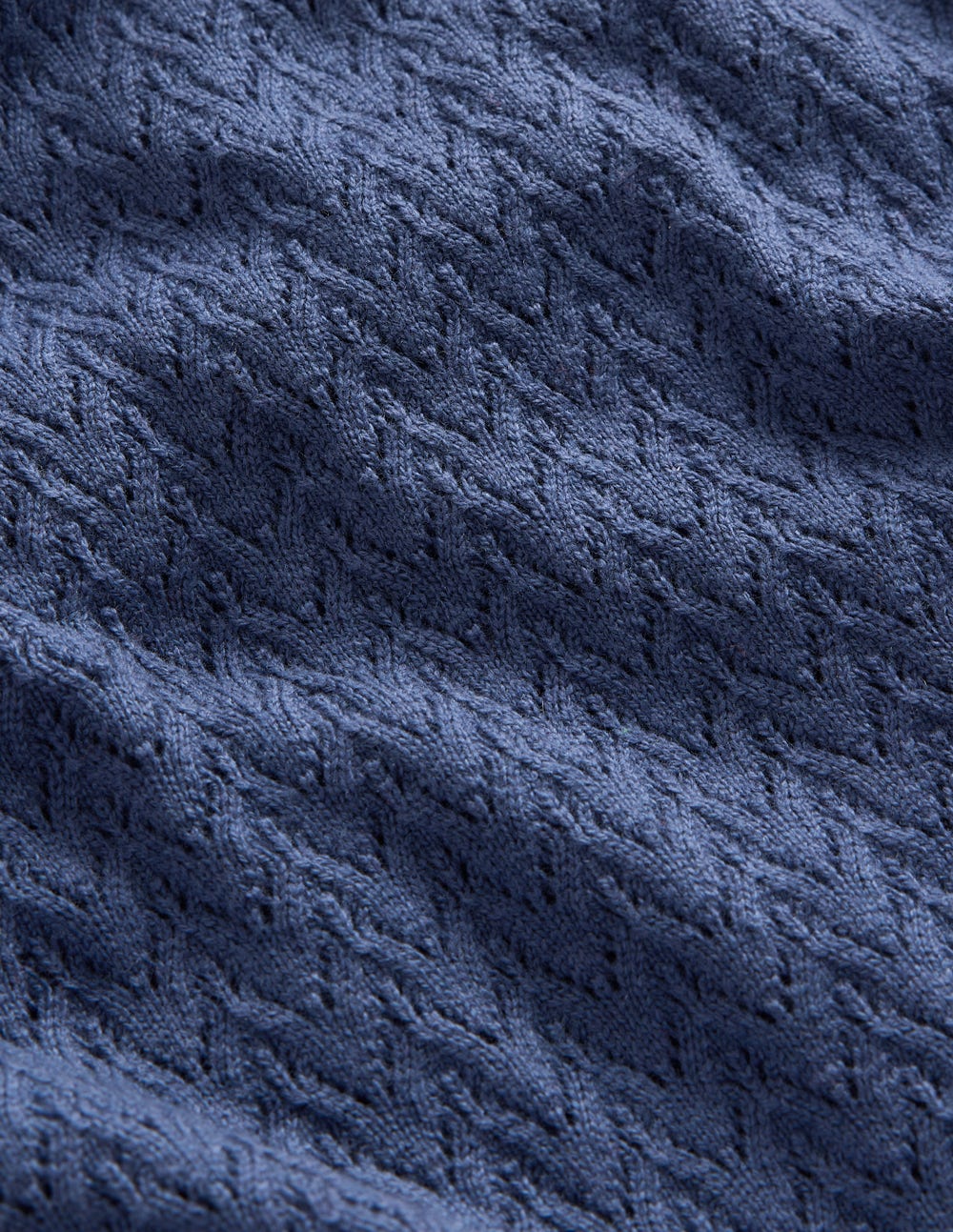 Diane Pointelle Jumper-Denim Blue